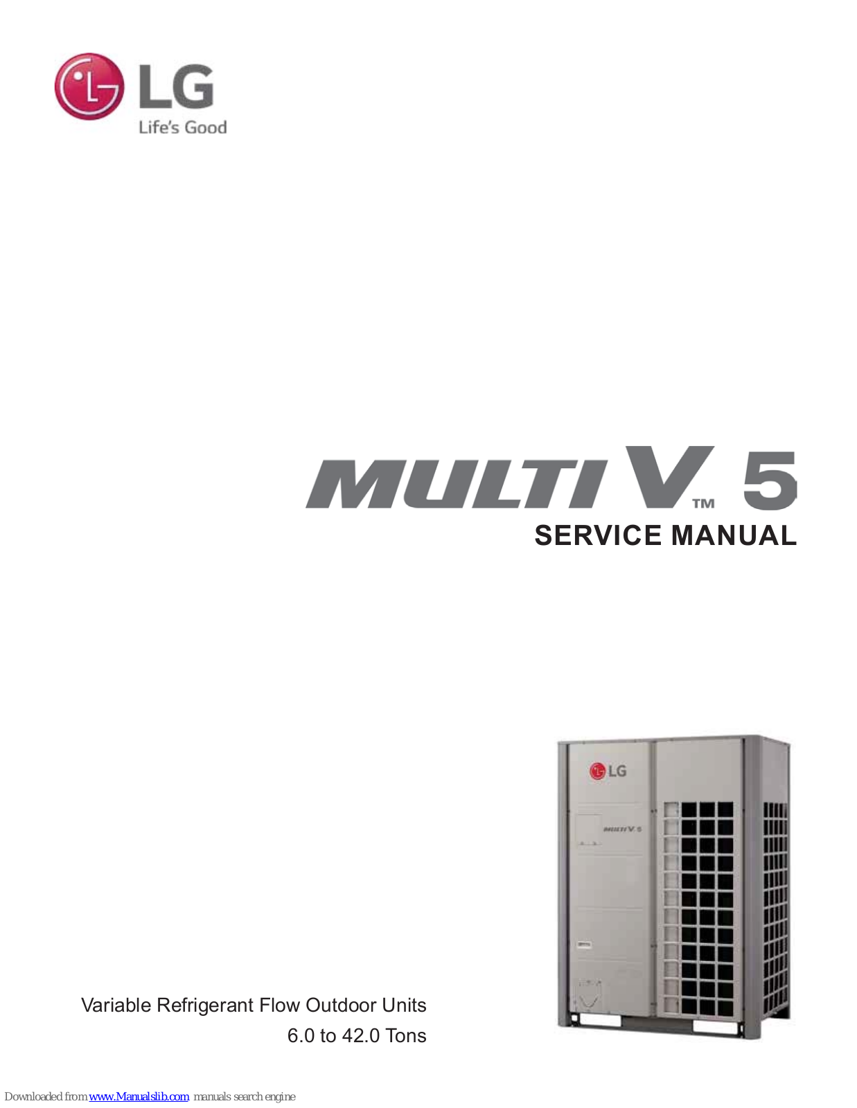 LG Multi V5 Service Manual