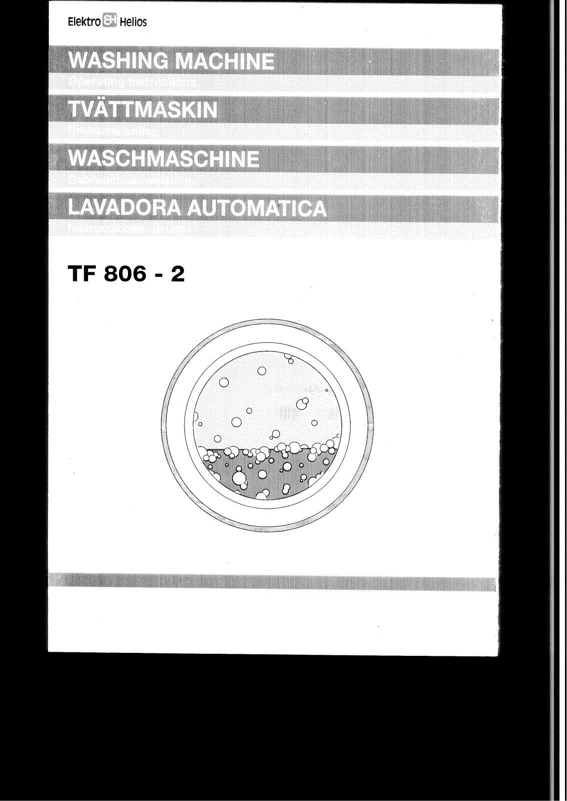 Elektro helios TF806-2 User Manual