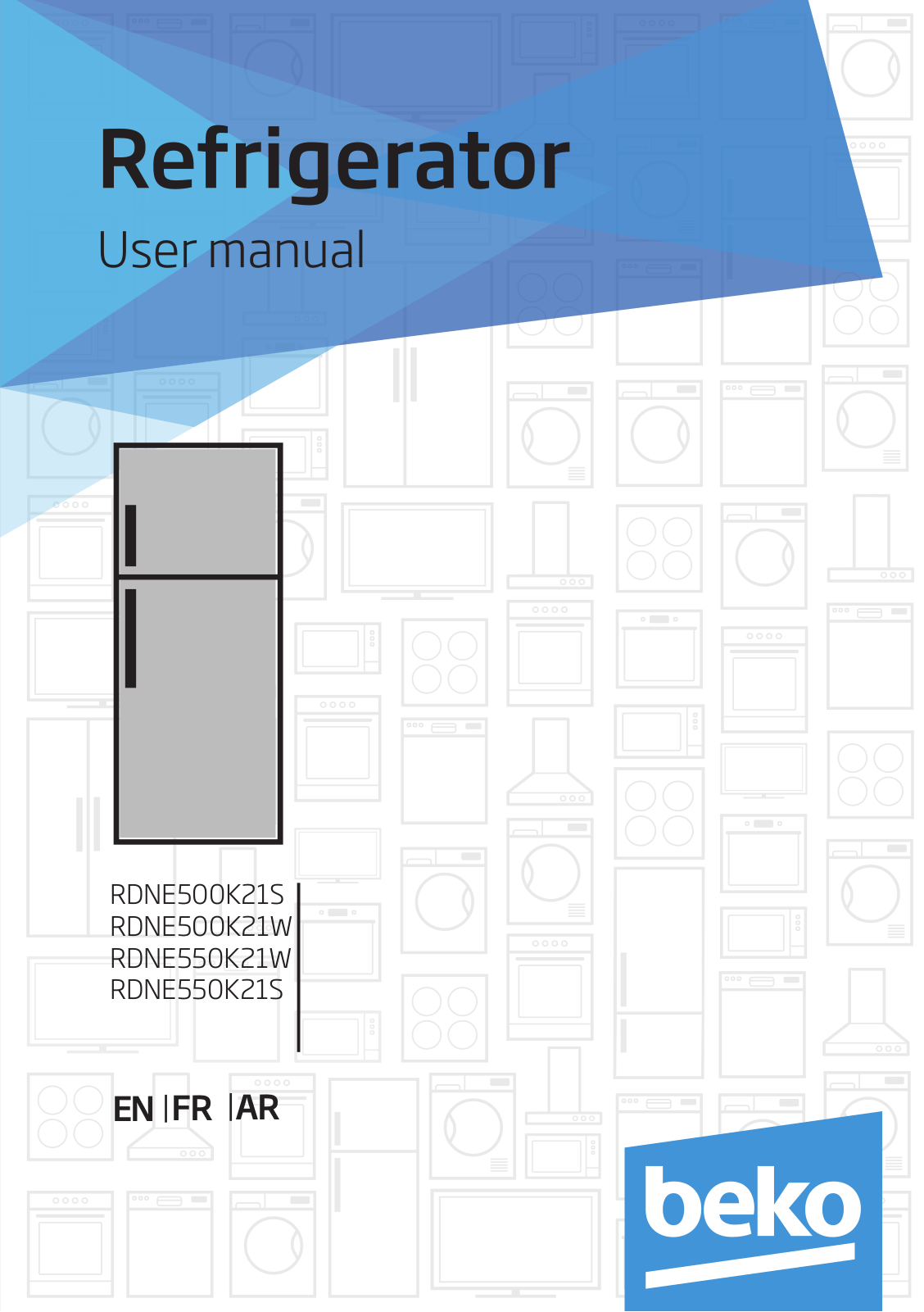 Beko RDNE500K21W, RDNE550K21W, RDNE550K21S User manual