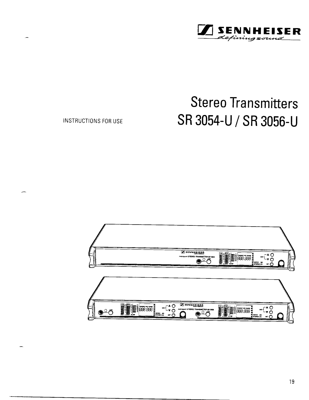 Sennheiser Electronic FT30UMB User Manual