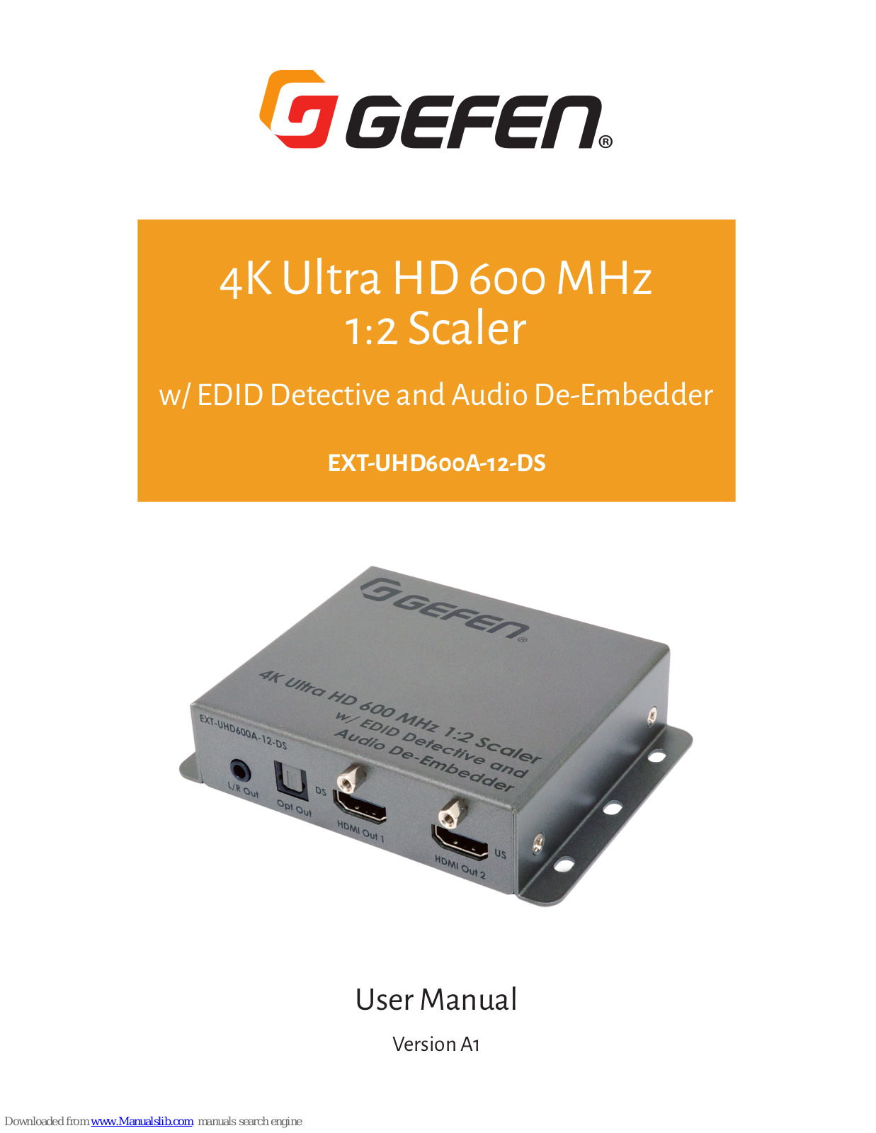 Gefen EXT-UHD600A-12-DS User Manual