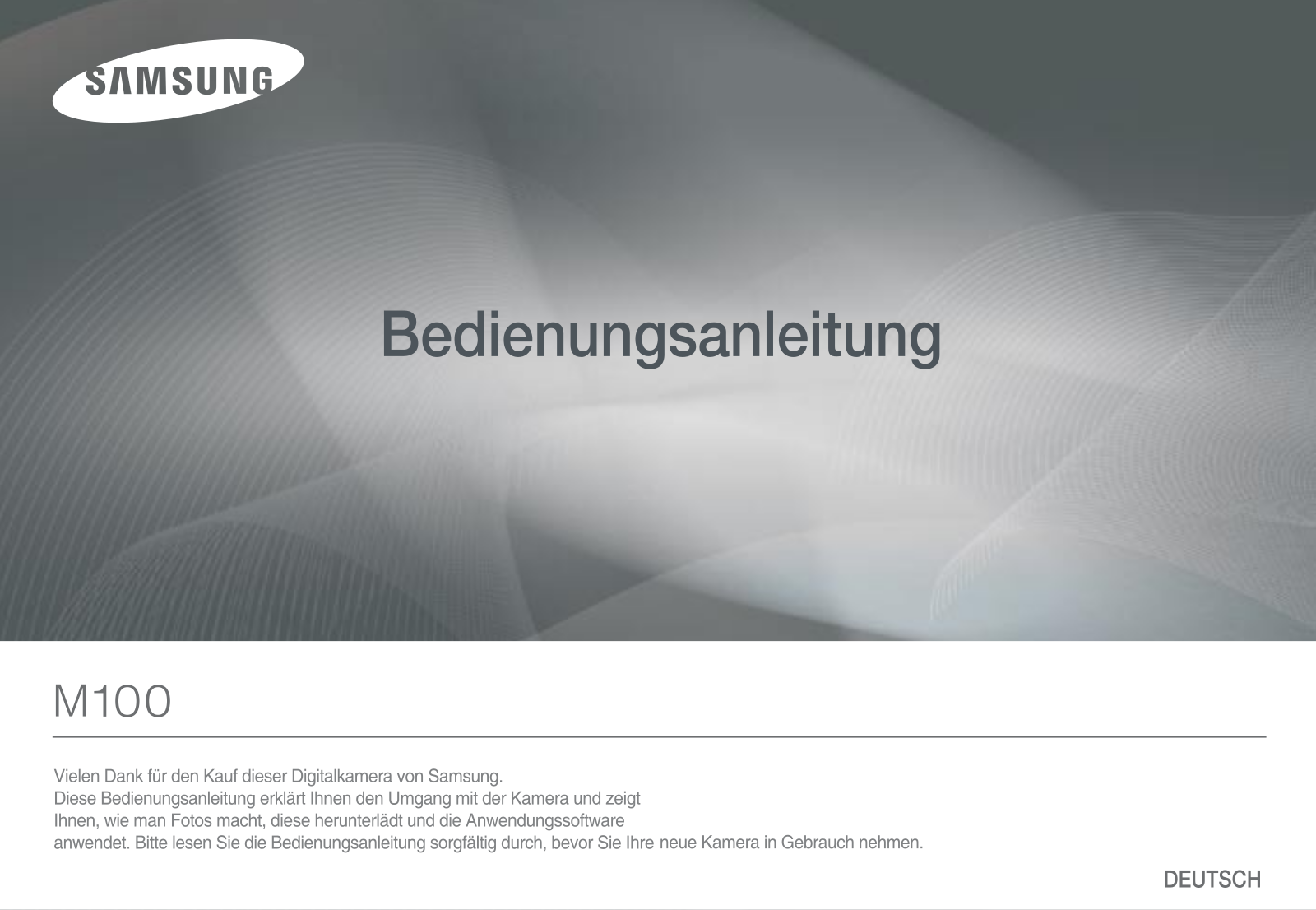 Samsung M100 User Manual