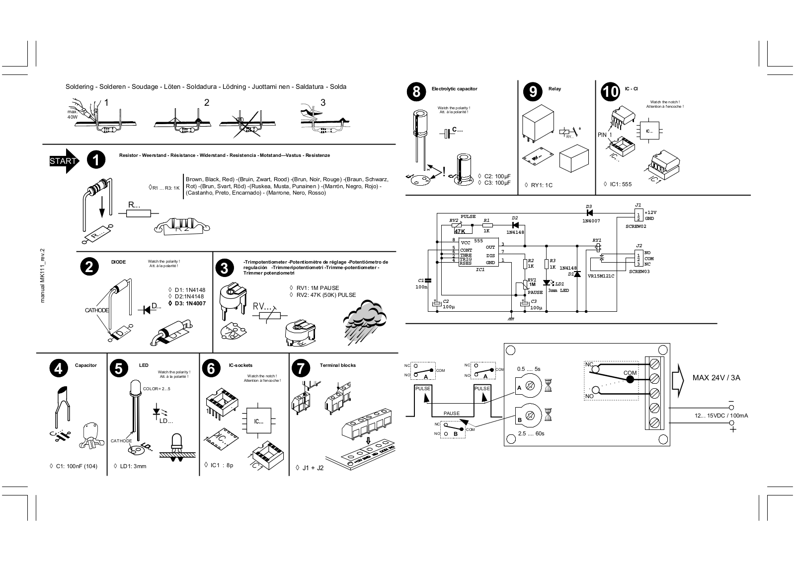 Velleman VM136 User guide
