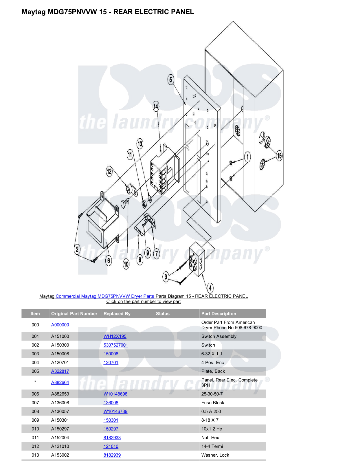 Maytag MDG75PNVVW Parts Diagram