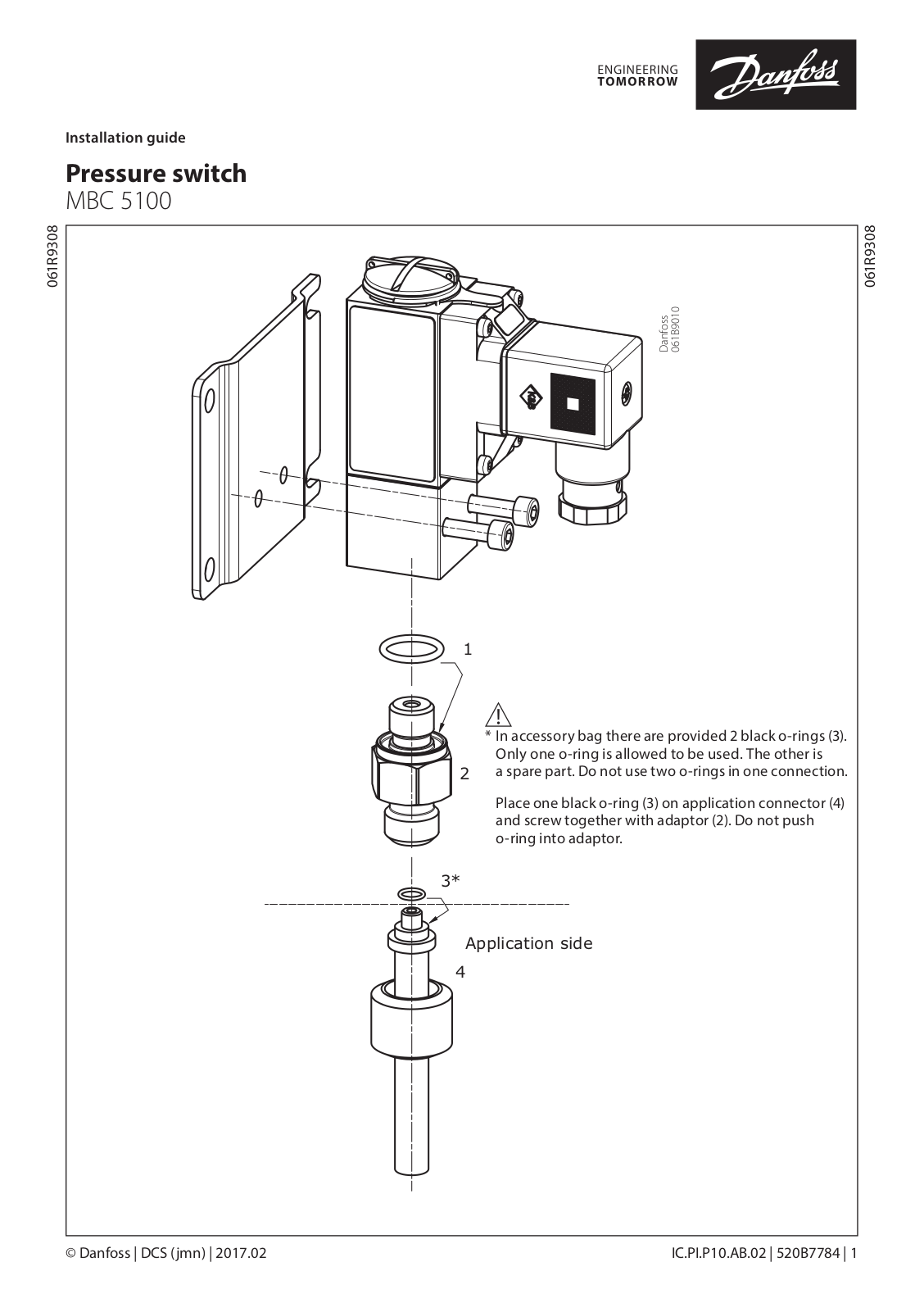 Danfoss Electronics MBC 5100 Installation Guide