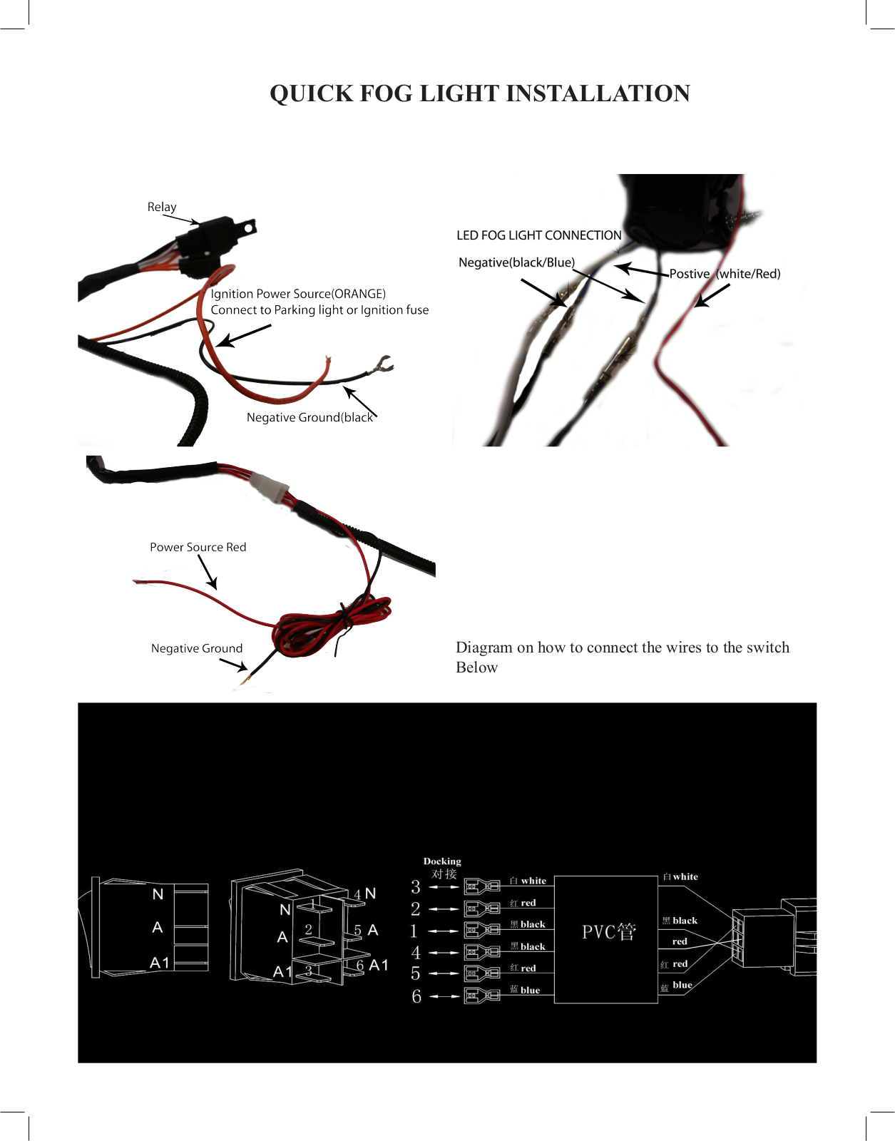 Spyder Auto Quick Fog Light User Manual