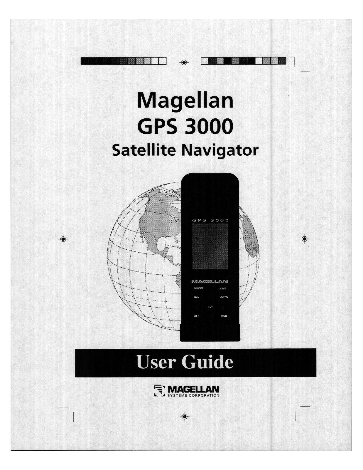 Magellan GPS 3000 User Manual