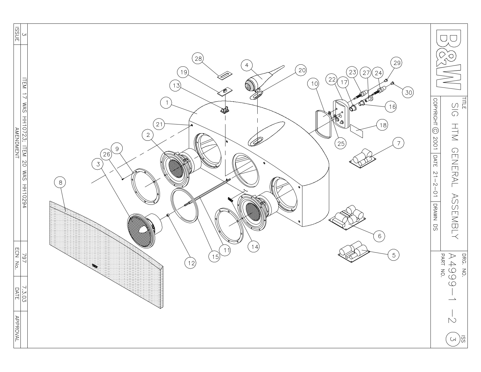 Bowers and Wilkins Signature H, Signature HTM Service manual