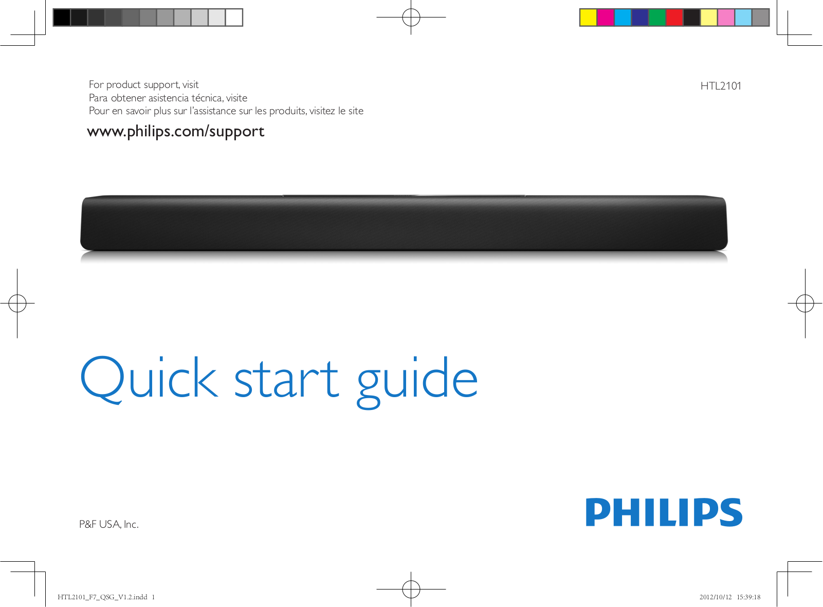 Philips HTL2101-F7 User Manual