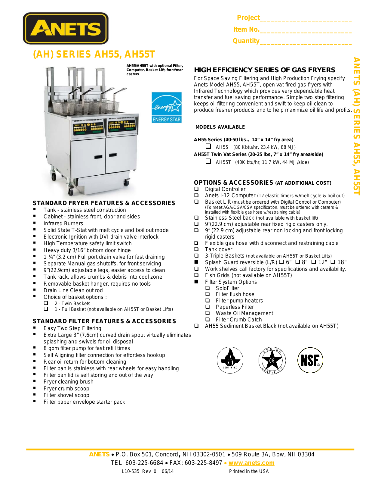 Anets AH55 User Manual