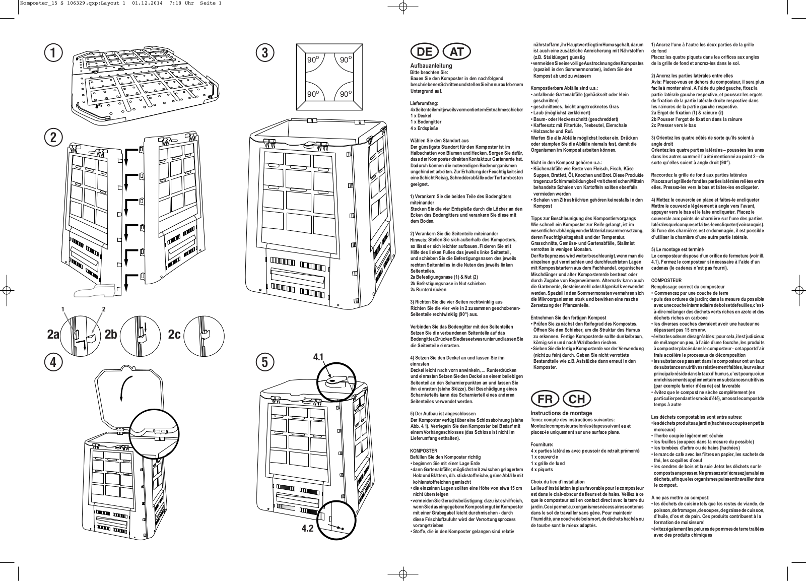 Florabest Compost Bin User Manual