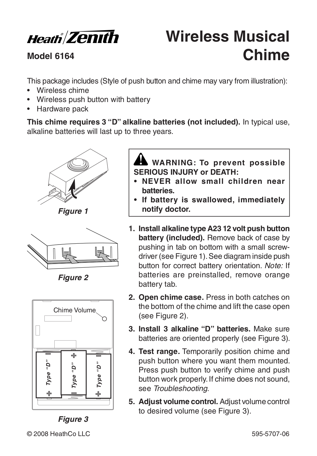 Heath Zenith 595-5707-06 User Manual