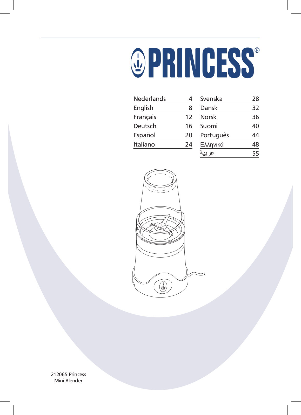 Princess 212065 Mini User Manual