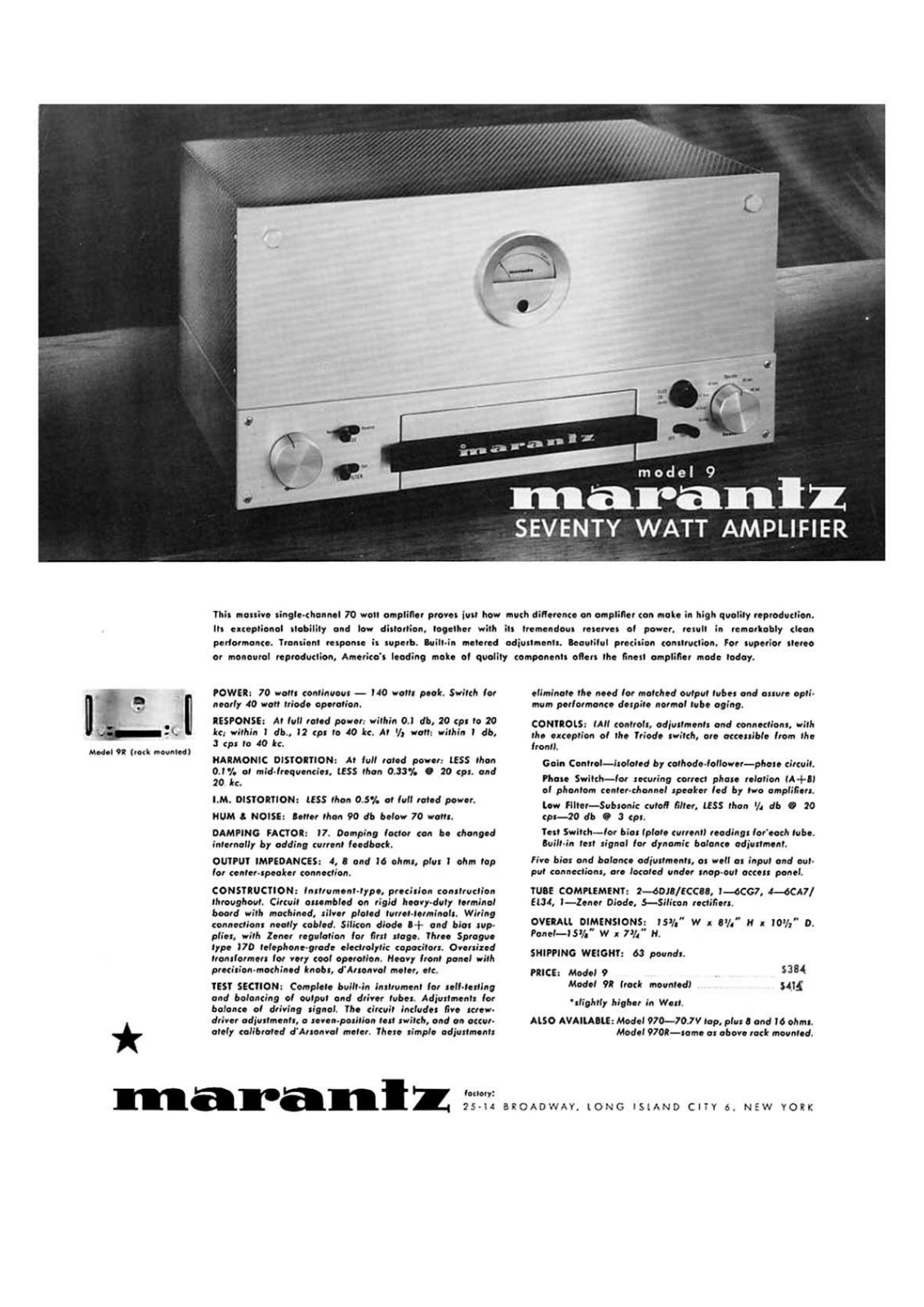 Marantz 9 Schematic