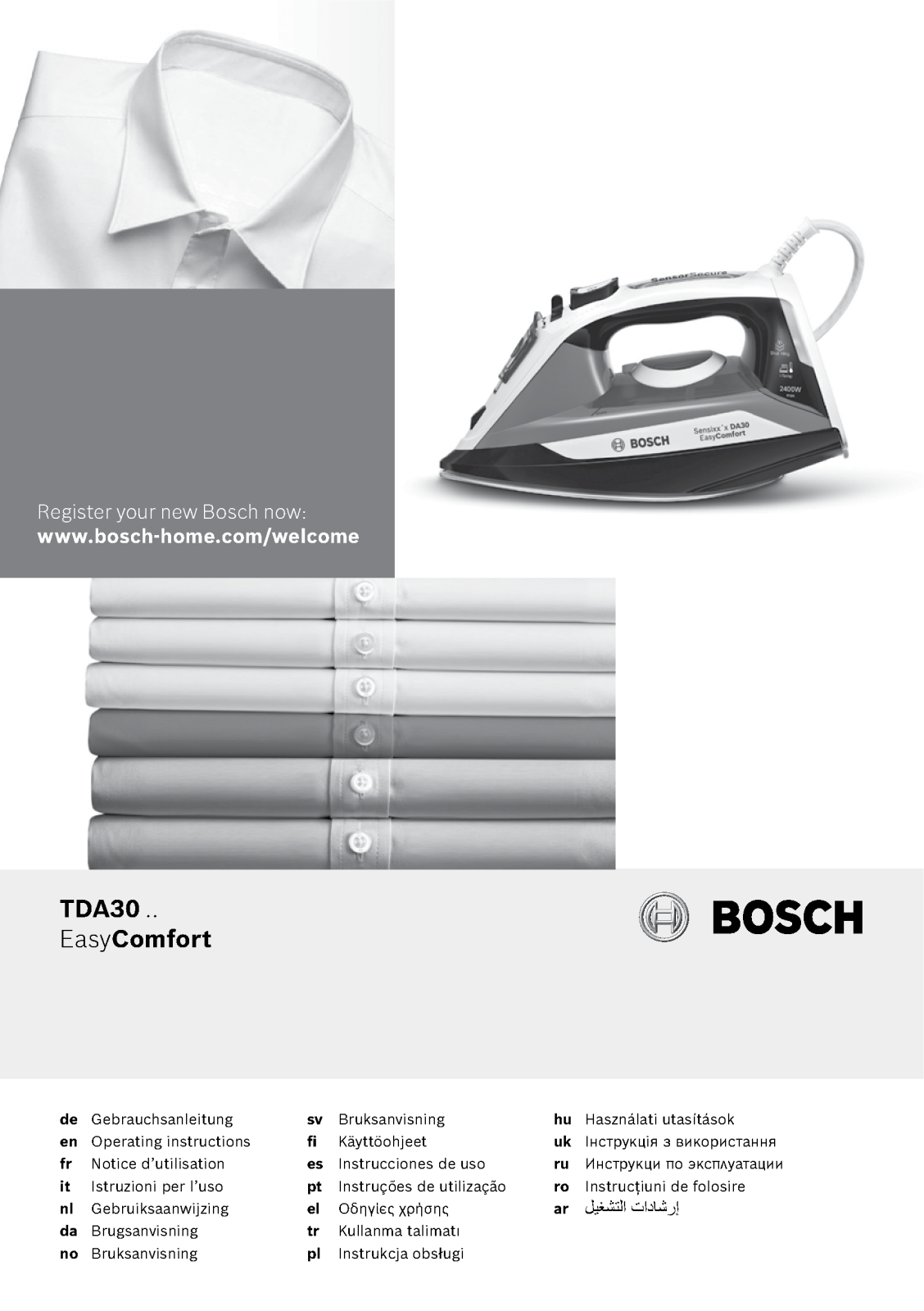 BOSCH TDA30EASY User Manual