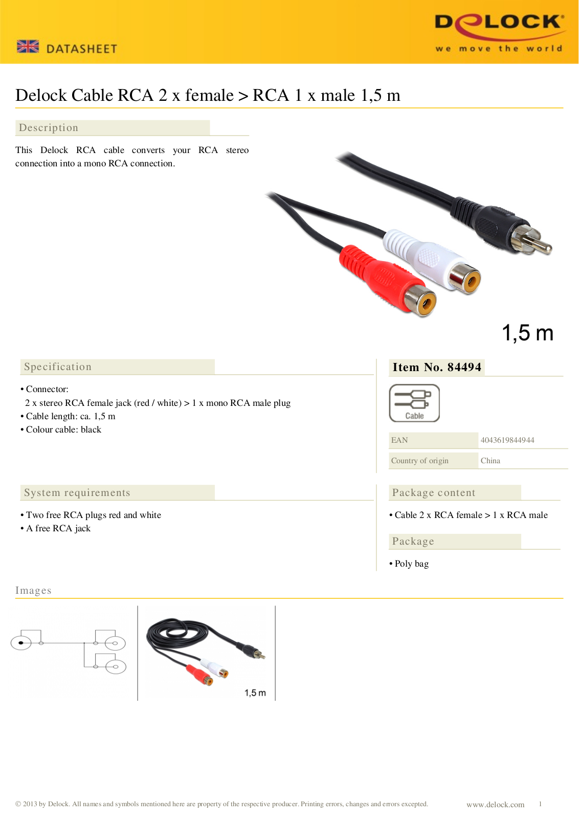 DeLOCK 84494 User Manual