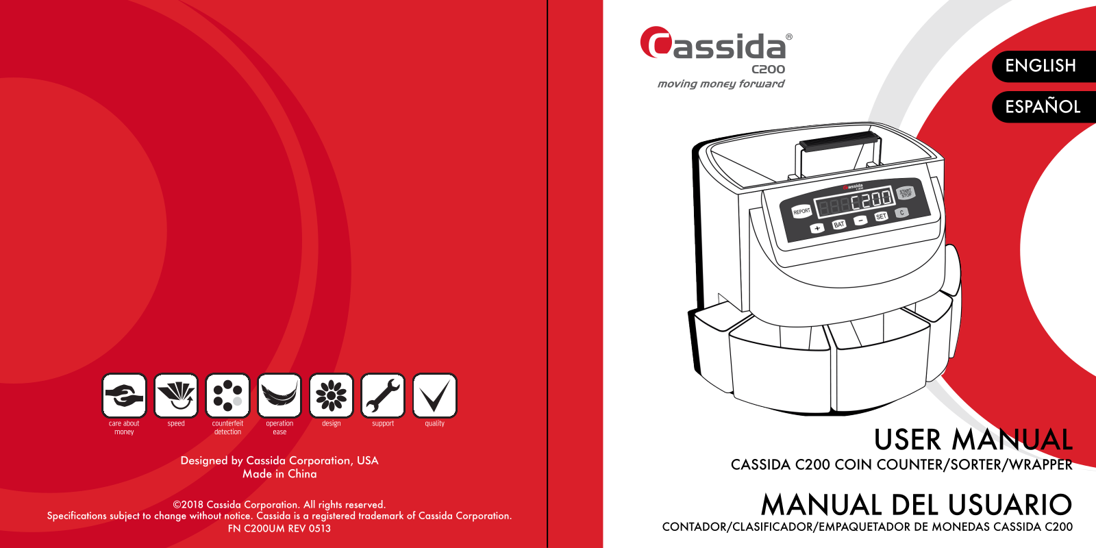 Cassida C200 User Manual