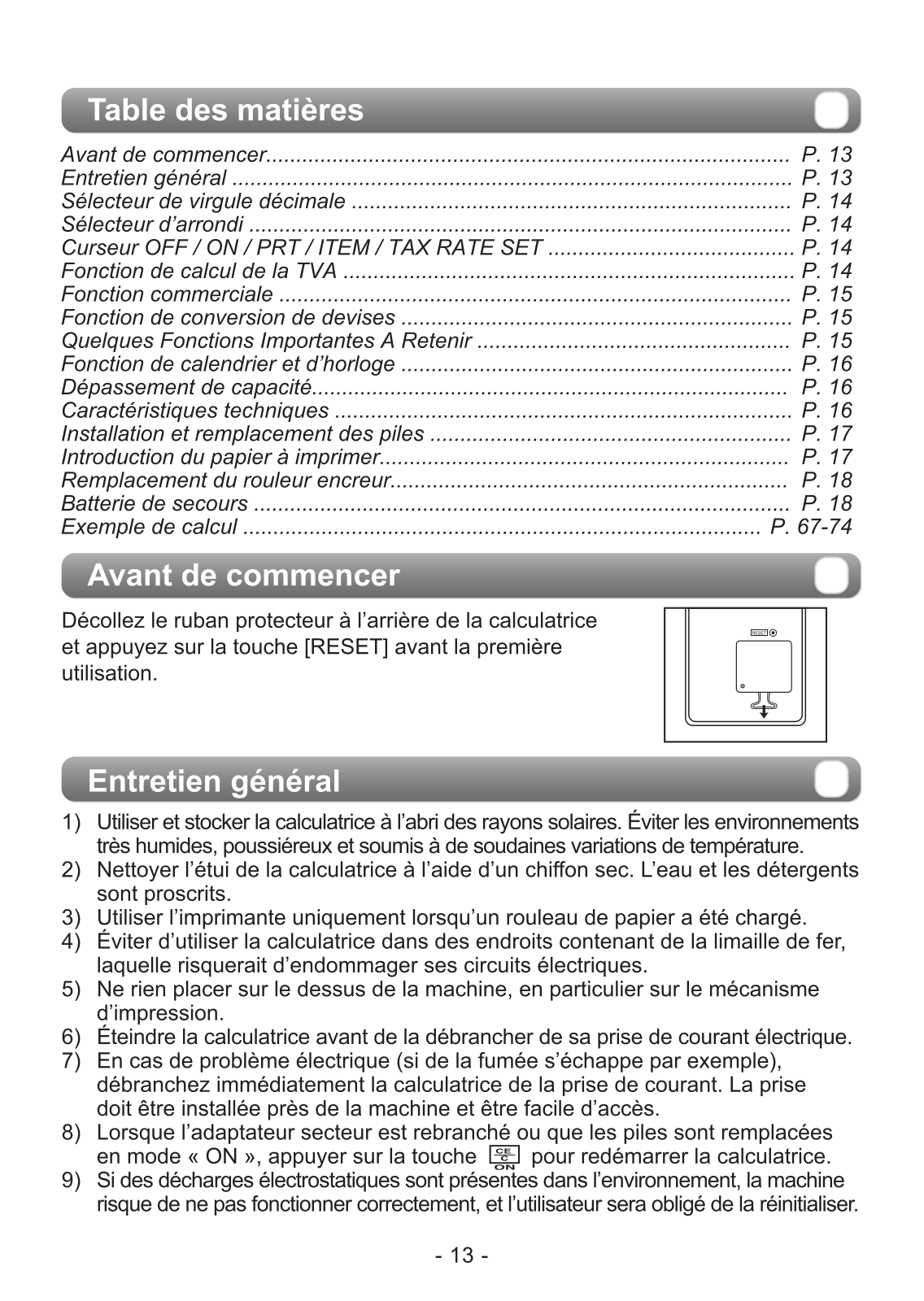 CANON P23-DTSC User Manual