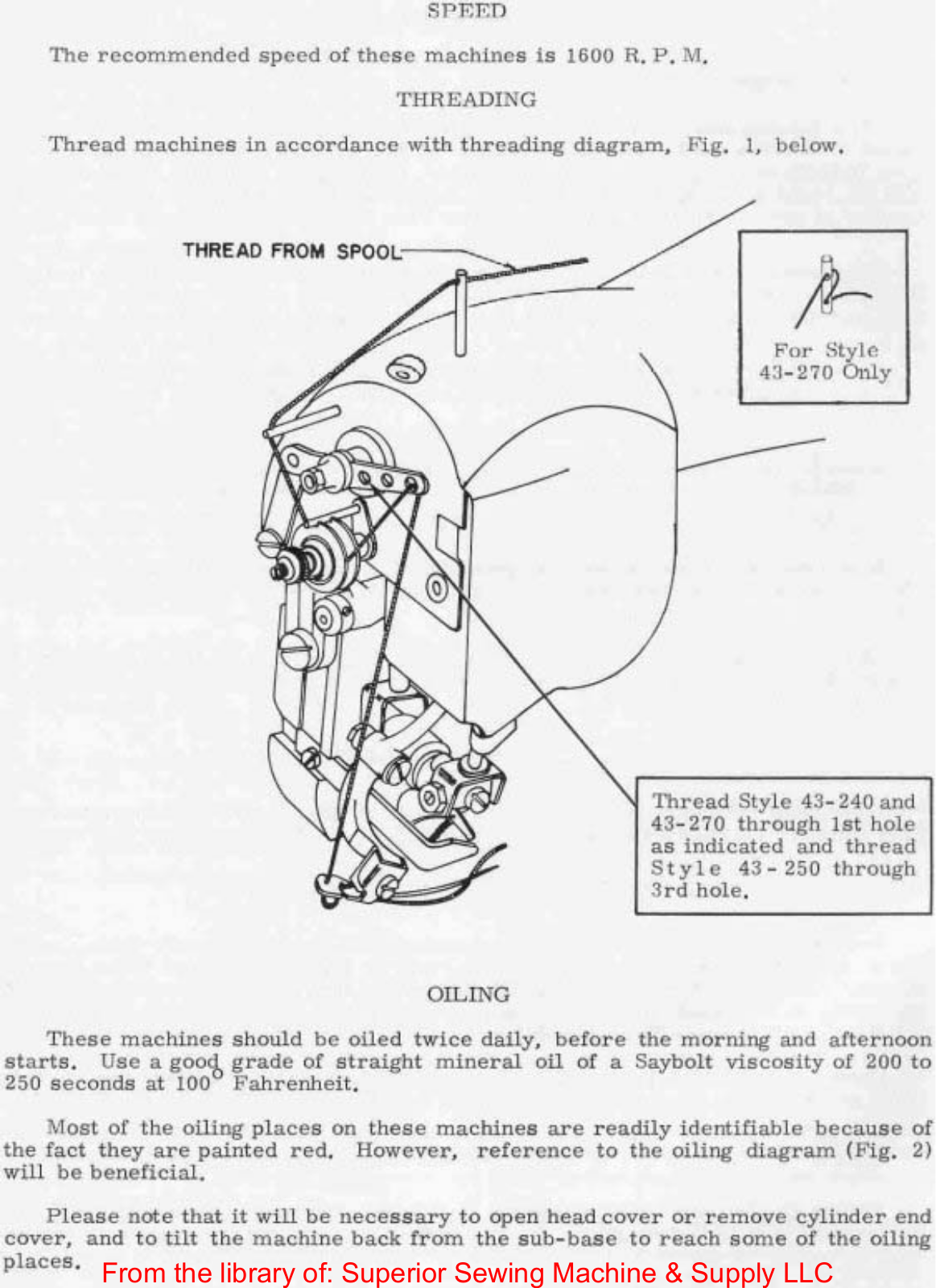 Union Special 43 Threading Diagram