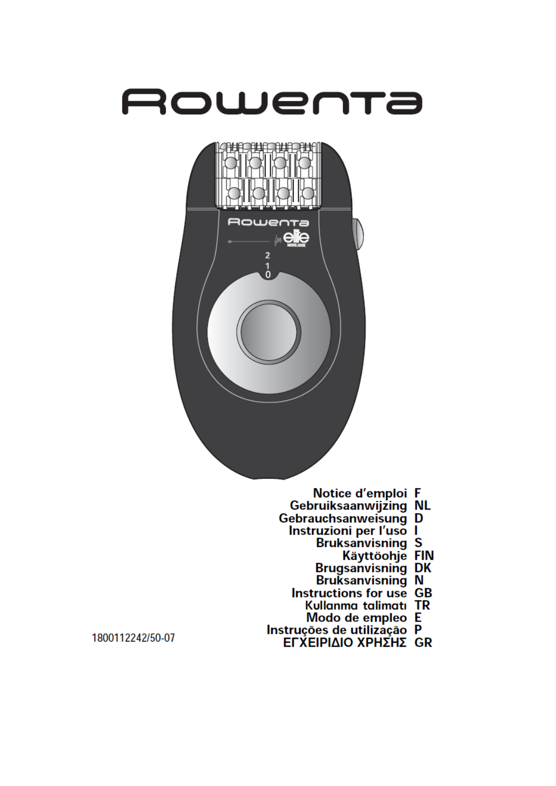 Rowenta EP 3132 User Manual