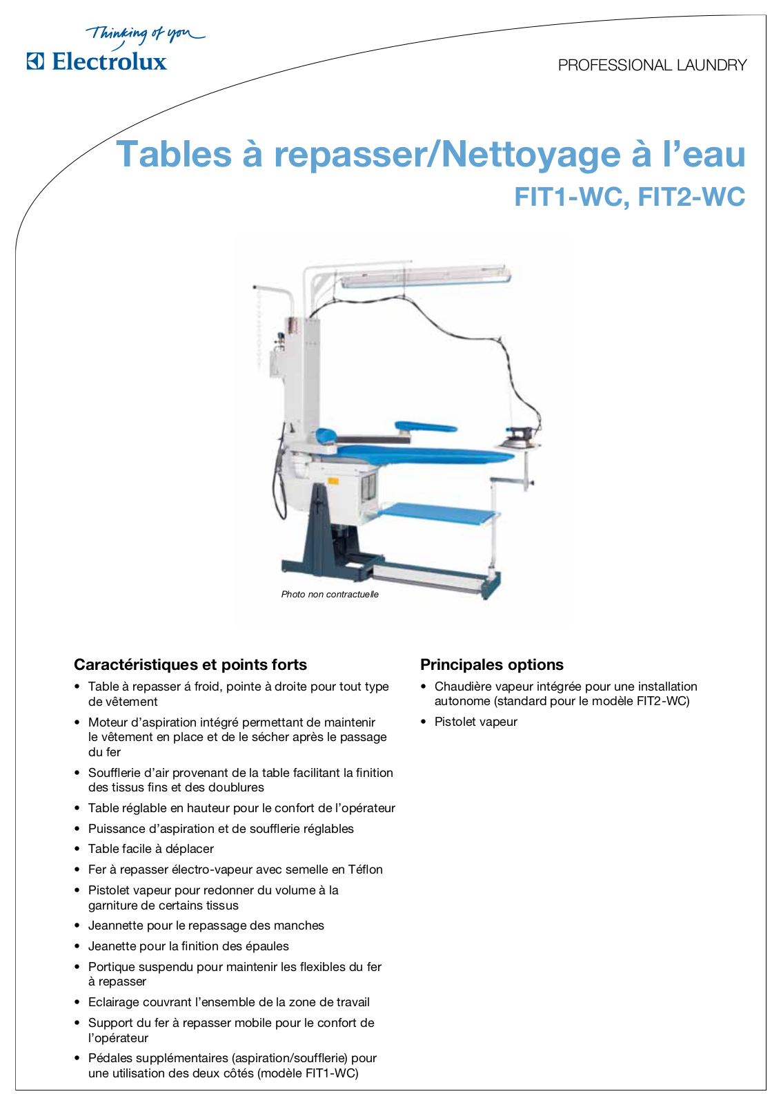 ELECTROLUX FIT2-WC User Manual