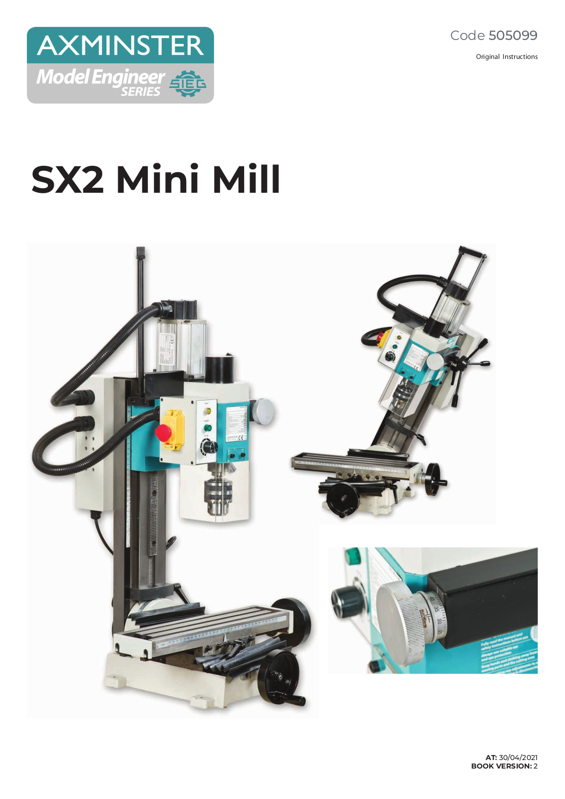 Axminster SX2 User guide - ManualMachine.com