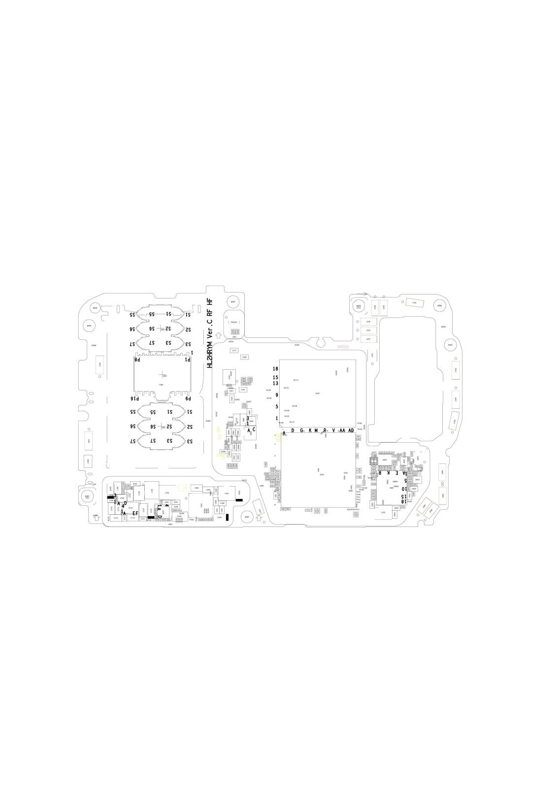 Huawei Honor 10 Lite, HL2HRYM Schematics PCB