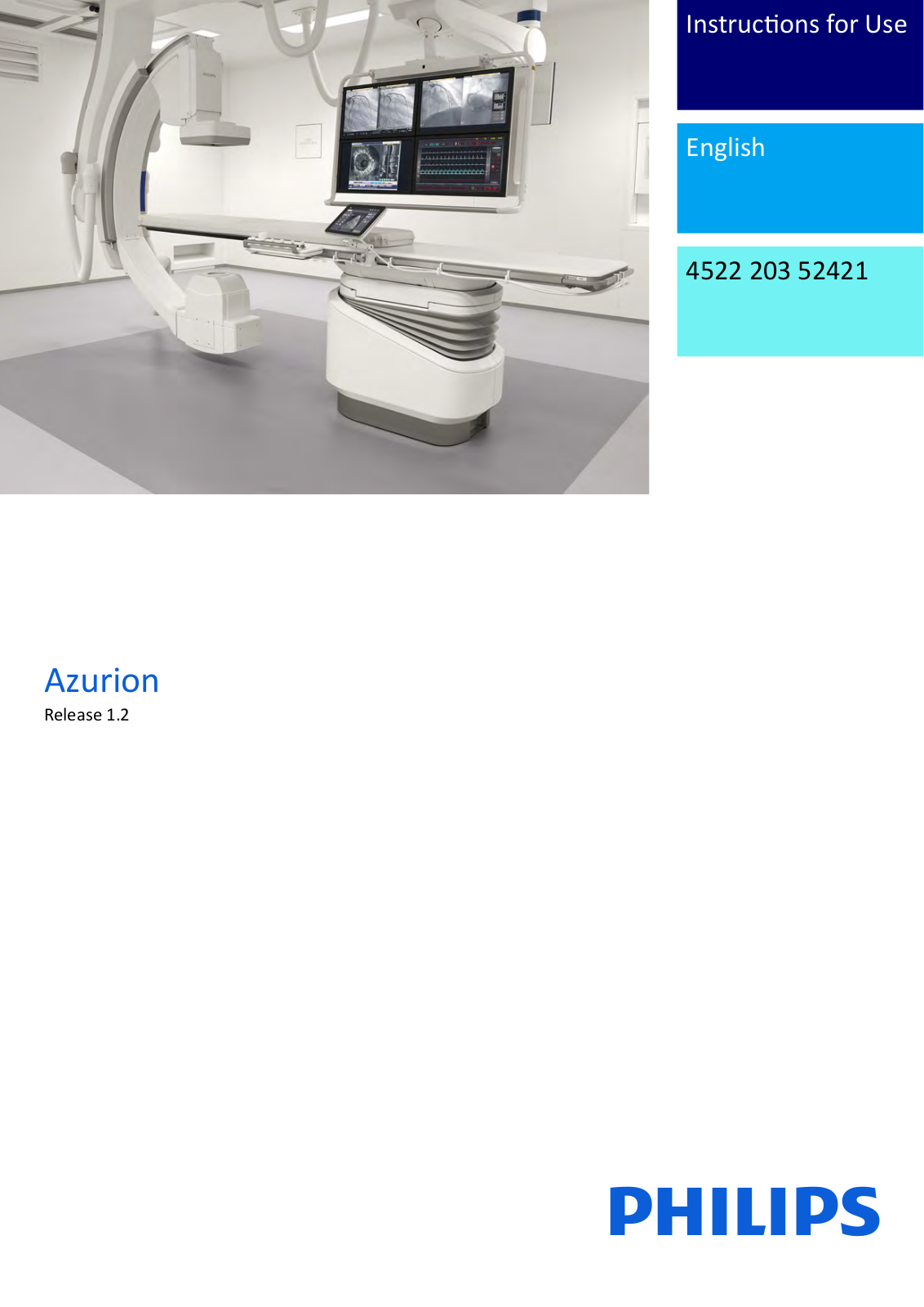 Philips Azurion Instructions For Use Manual