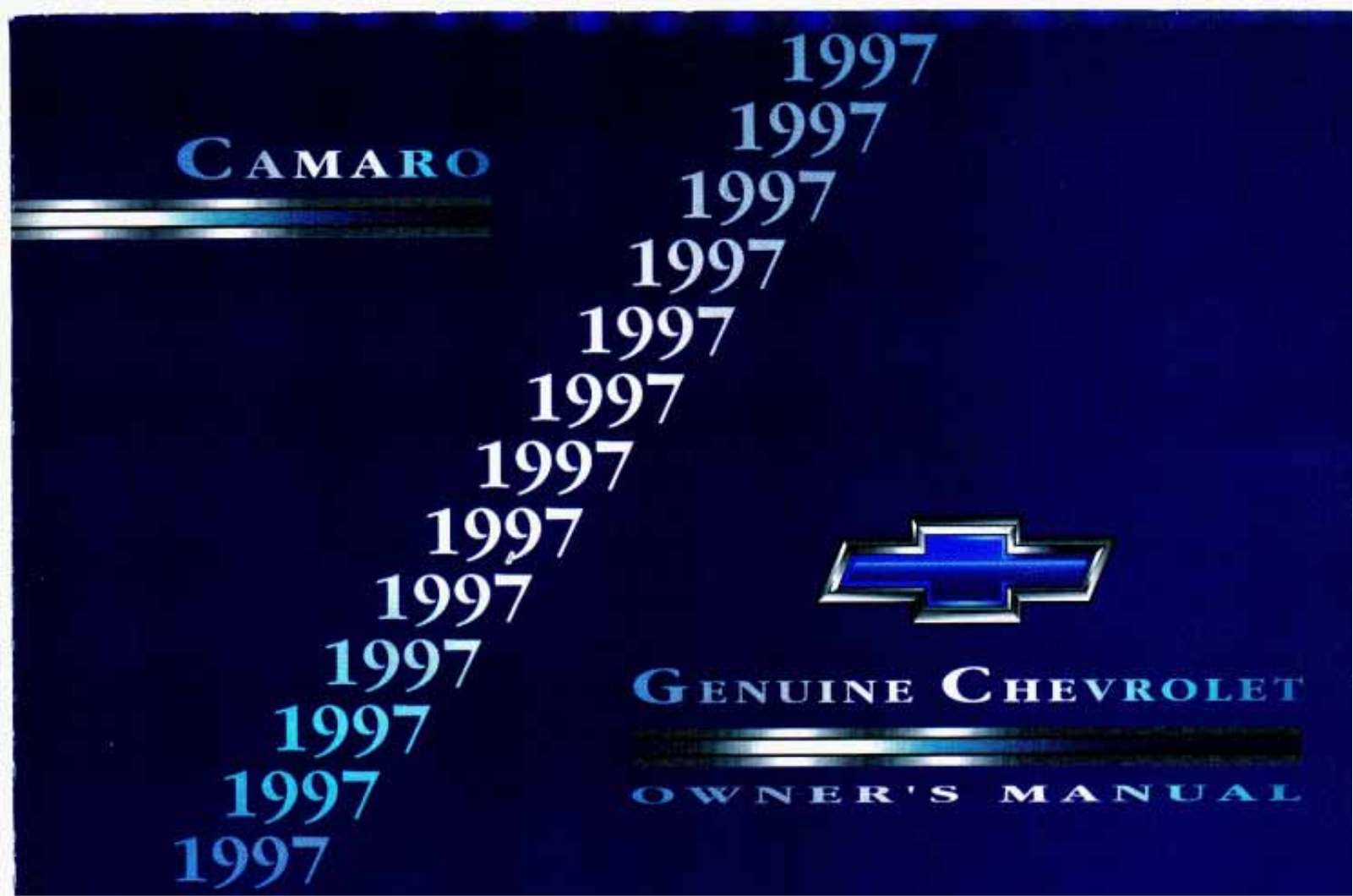 Chevrolet Camaro 1997 Owner's Manual