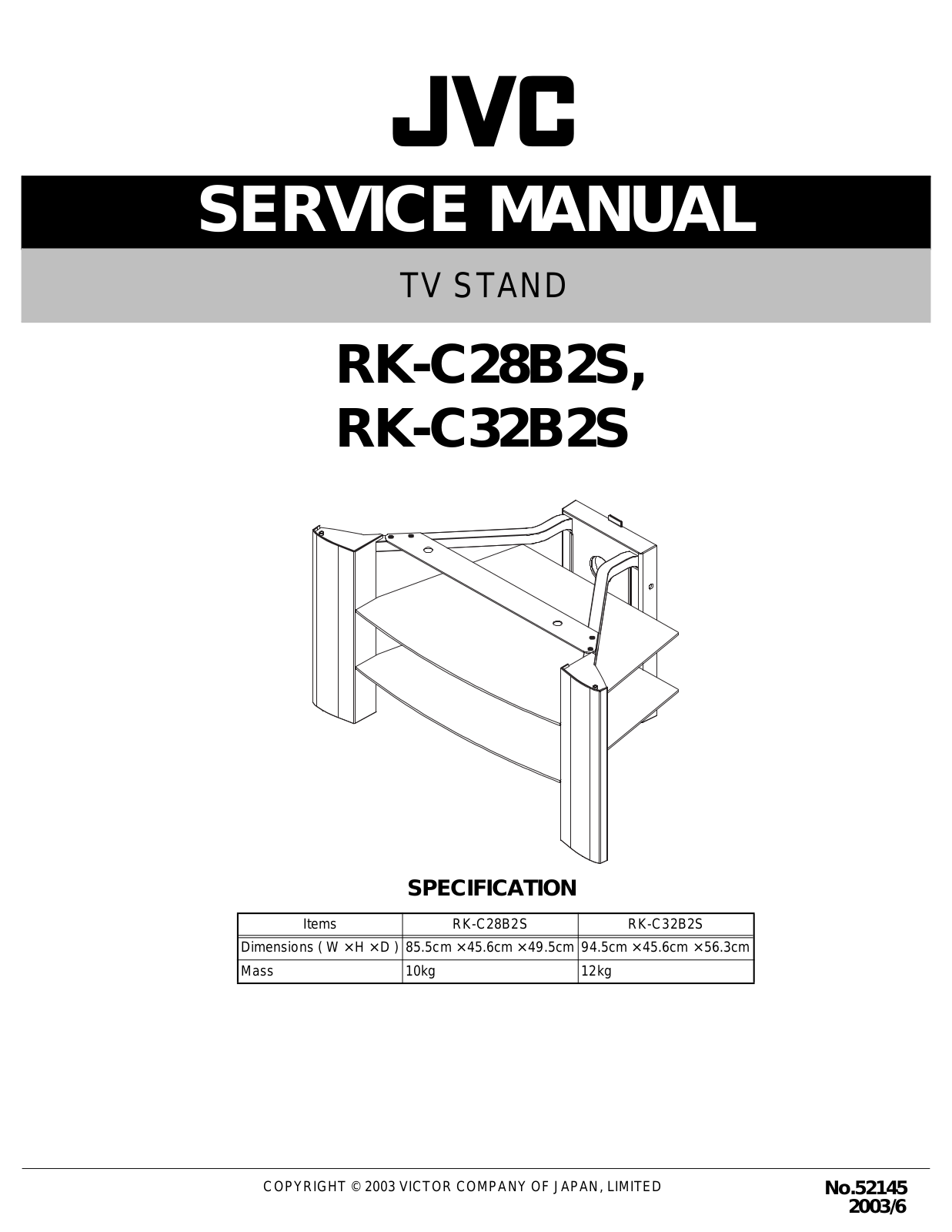 JVC RK-C28B2S, RK-C32B2S Service Manual