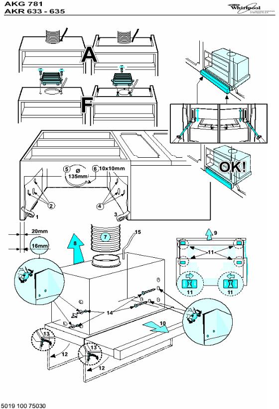 Whirlpool AKR 633 Service Manual