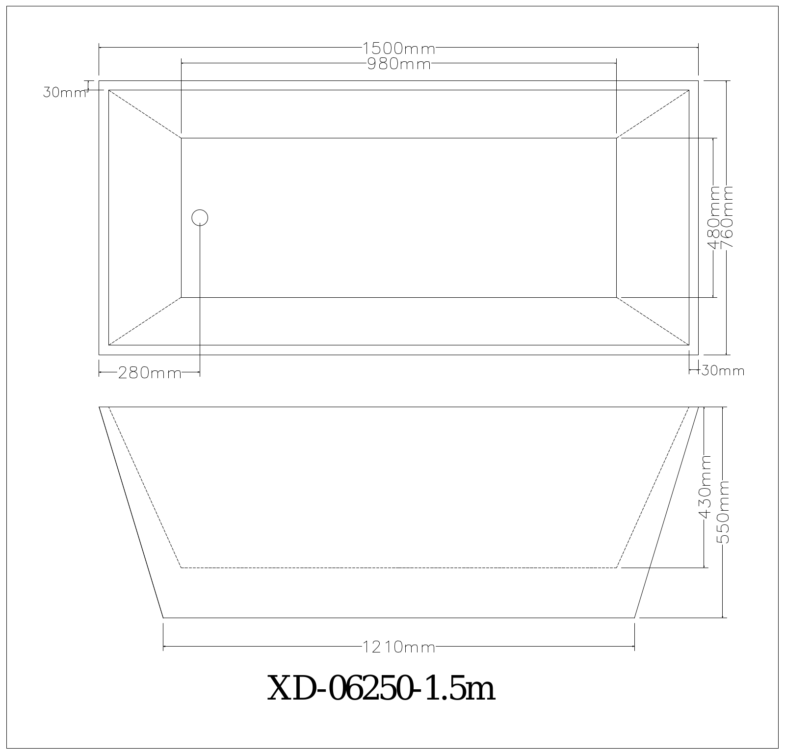 Alma ALMX1065 Dimensions - ManualMachine.com