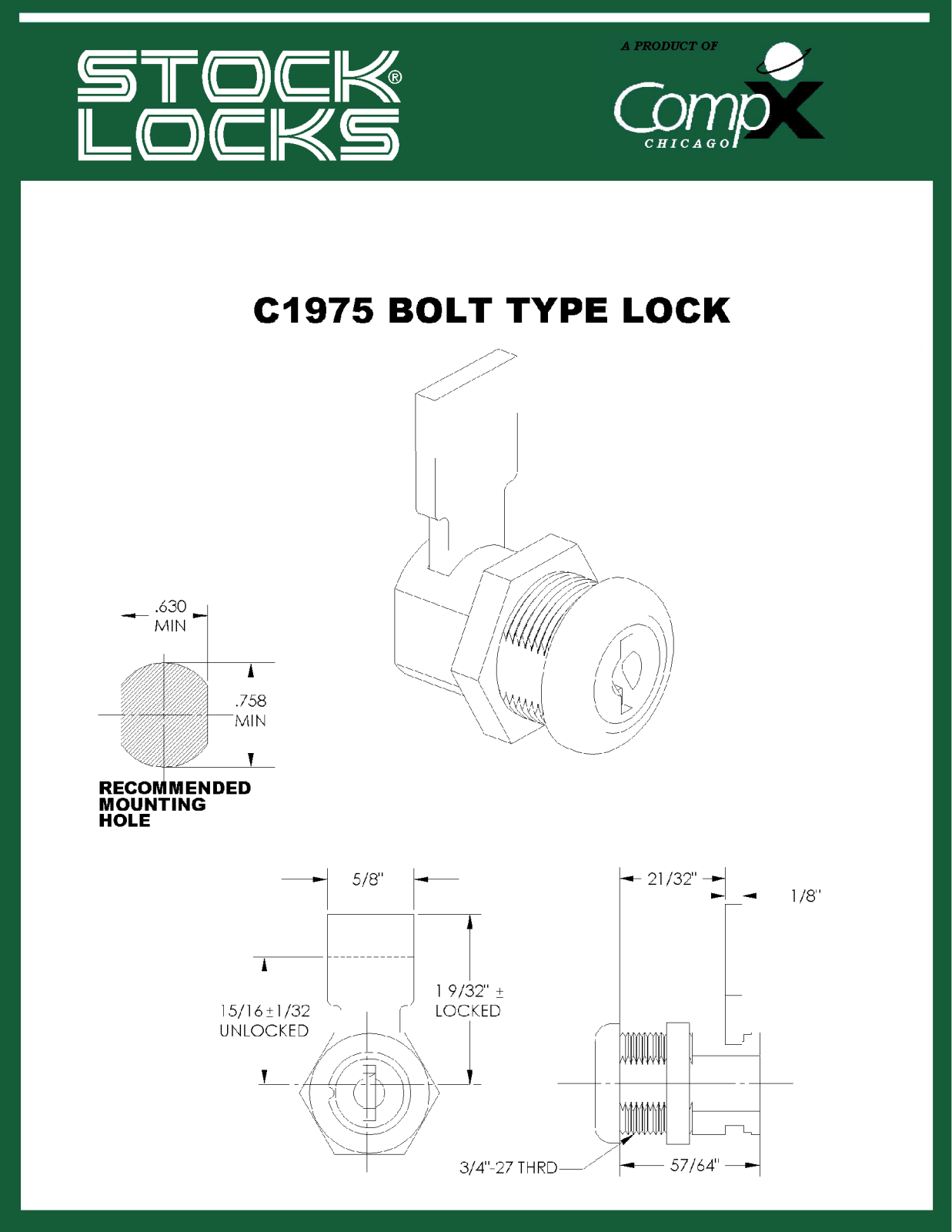 Compx C1975 User Manual