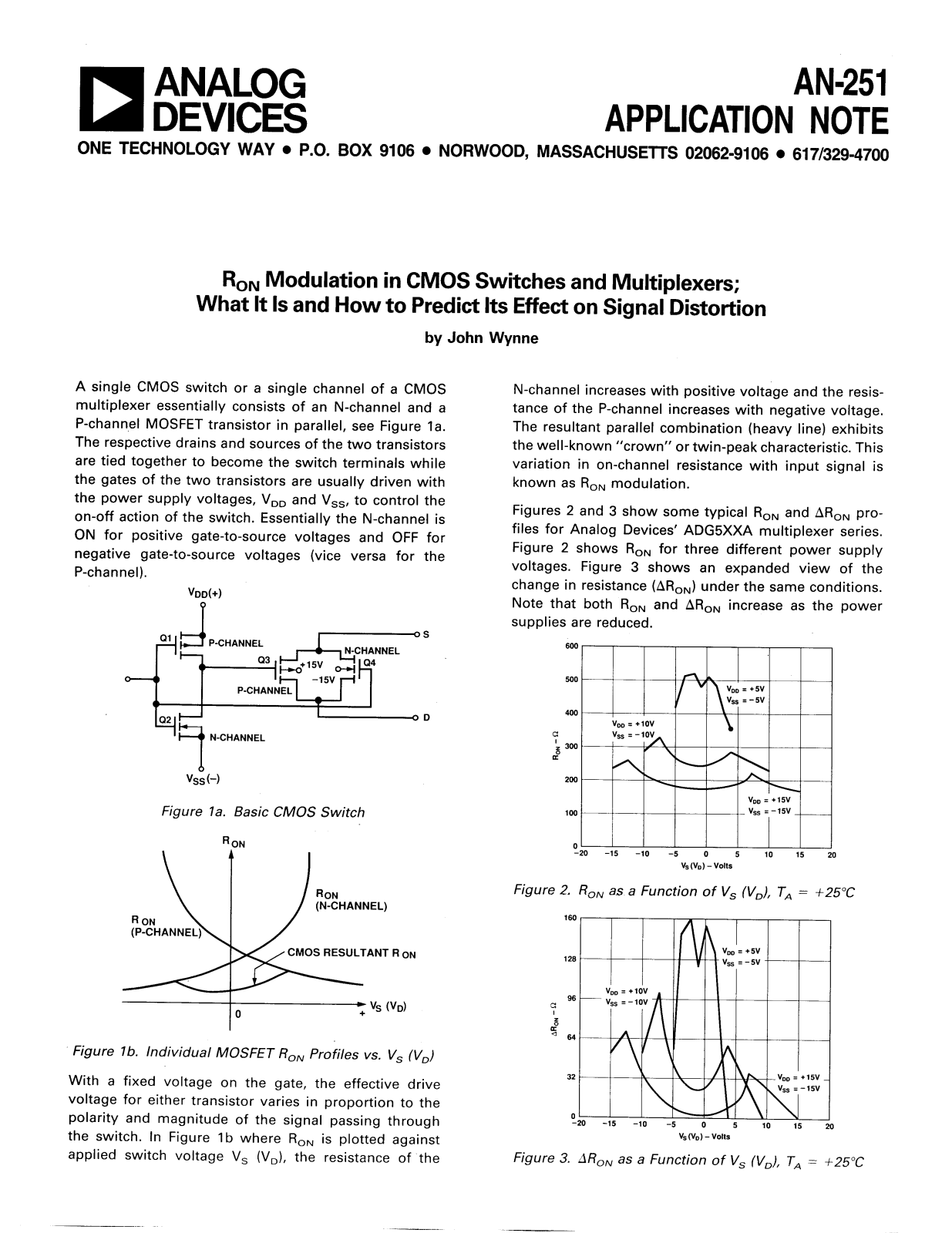 Analog Devices AN251 Application Notes