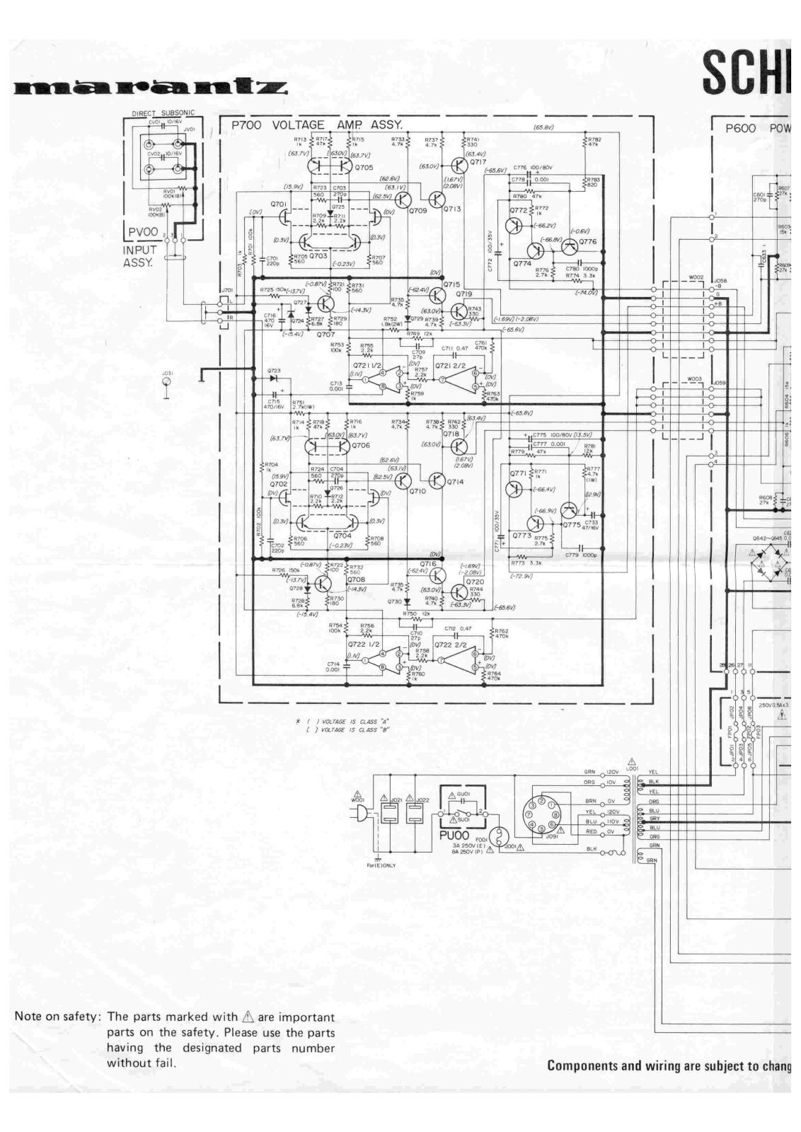 Marantz SM-6 Cirquit Diagram