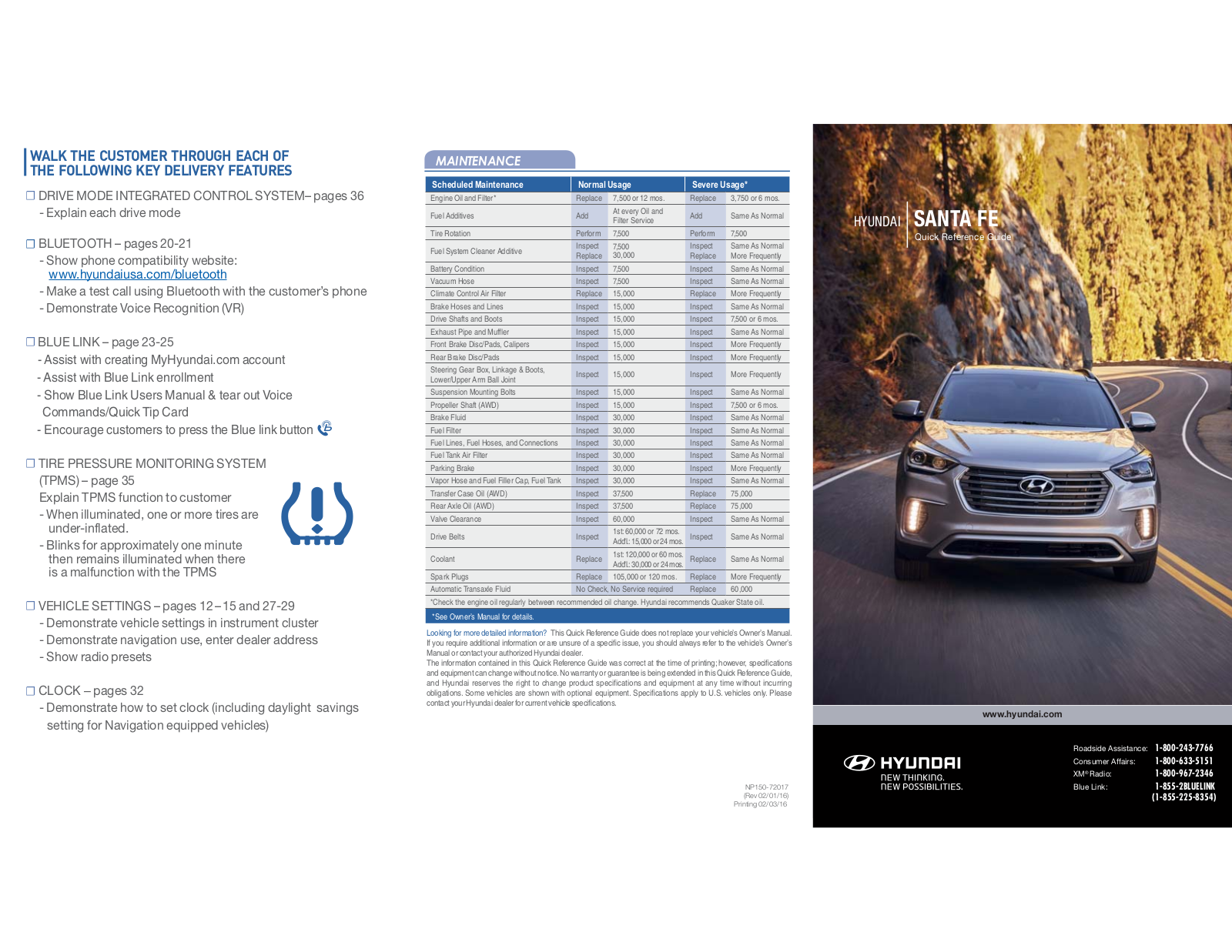 Hyundai Santa FE 2017 Owner's Manual