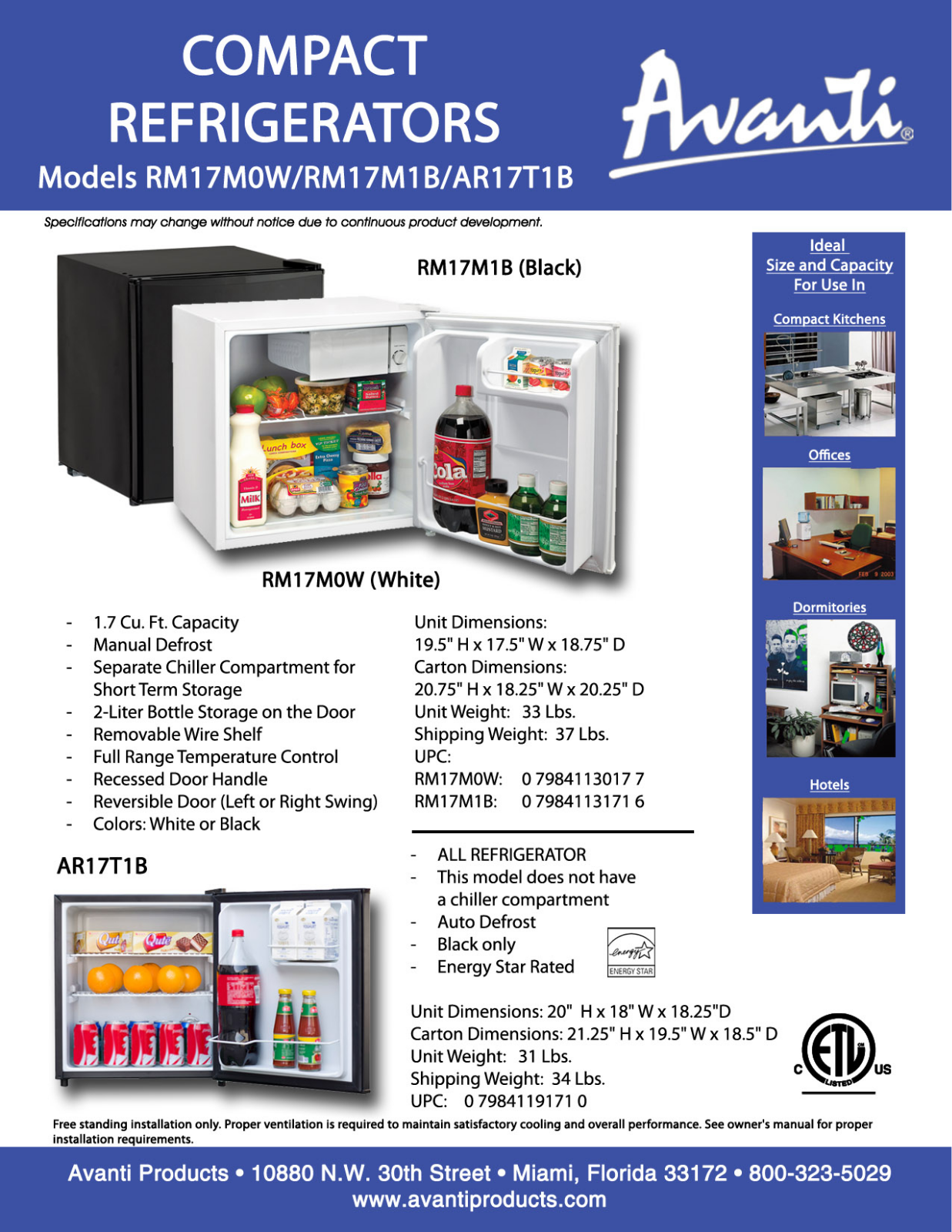 Avanti Products BDJD1014 Specifications - ManualMachine.com