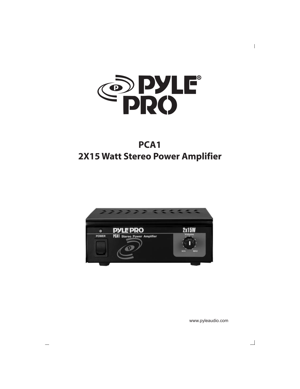 Pyle Pro PCA1 User manual