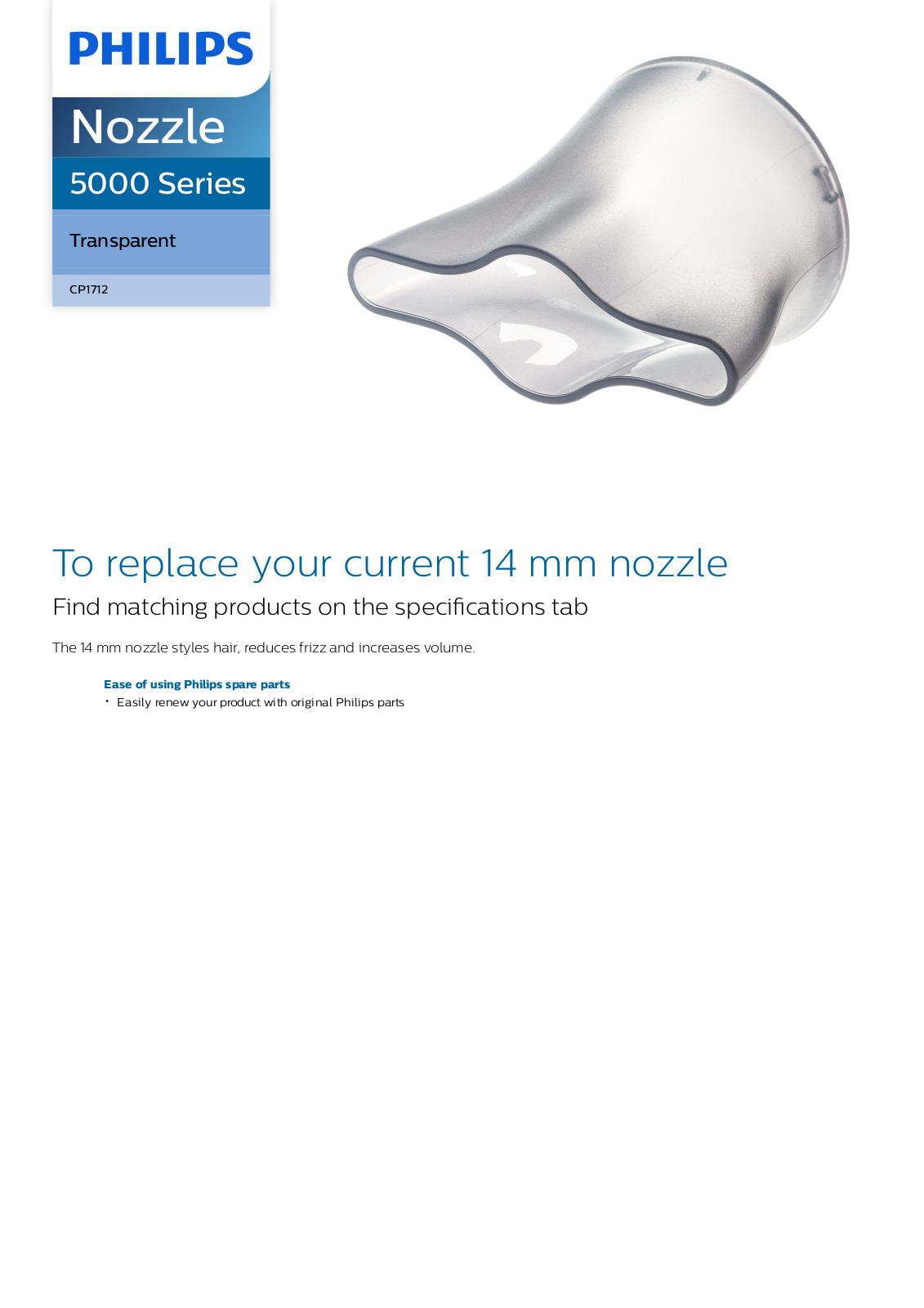 Philips CP1712/01 leaflet - ManualMachine.com