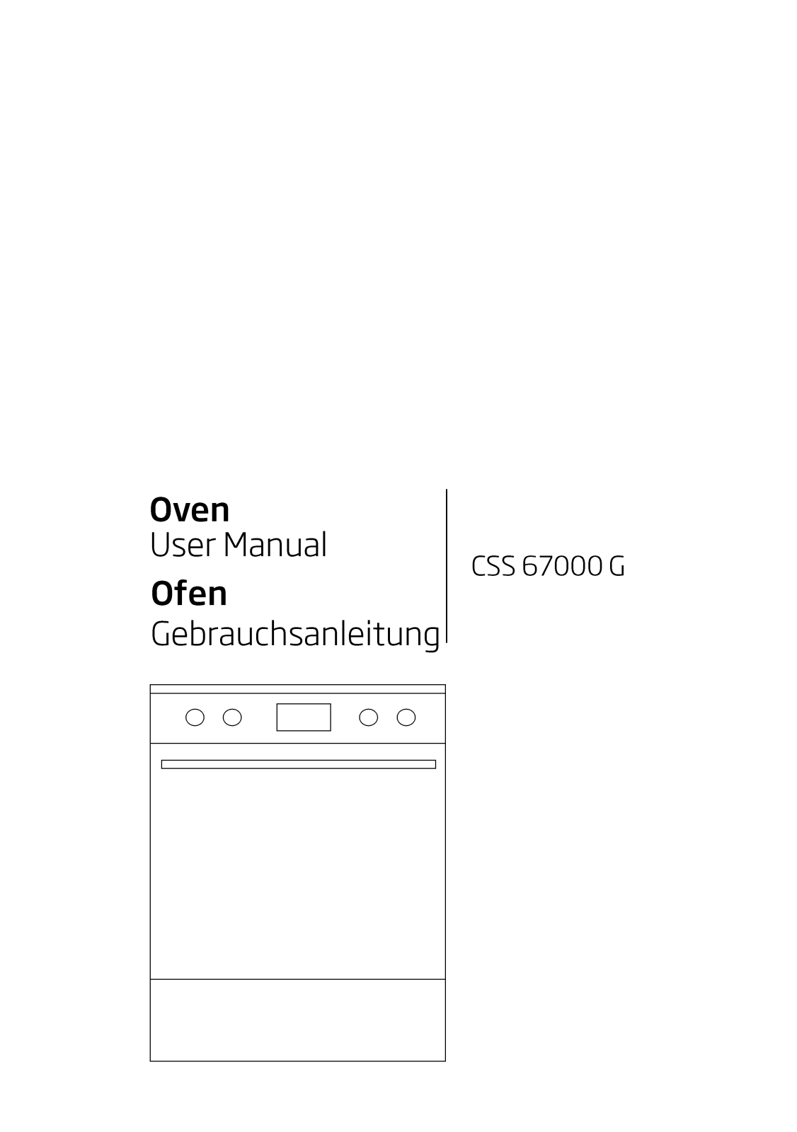 Beko CSS67000G User manual