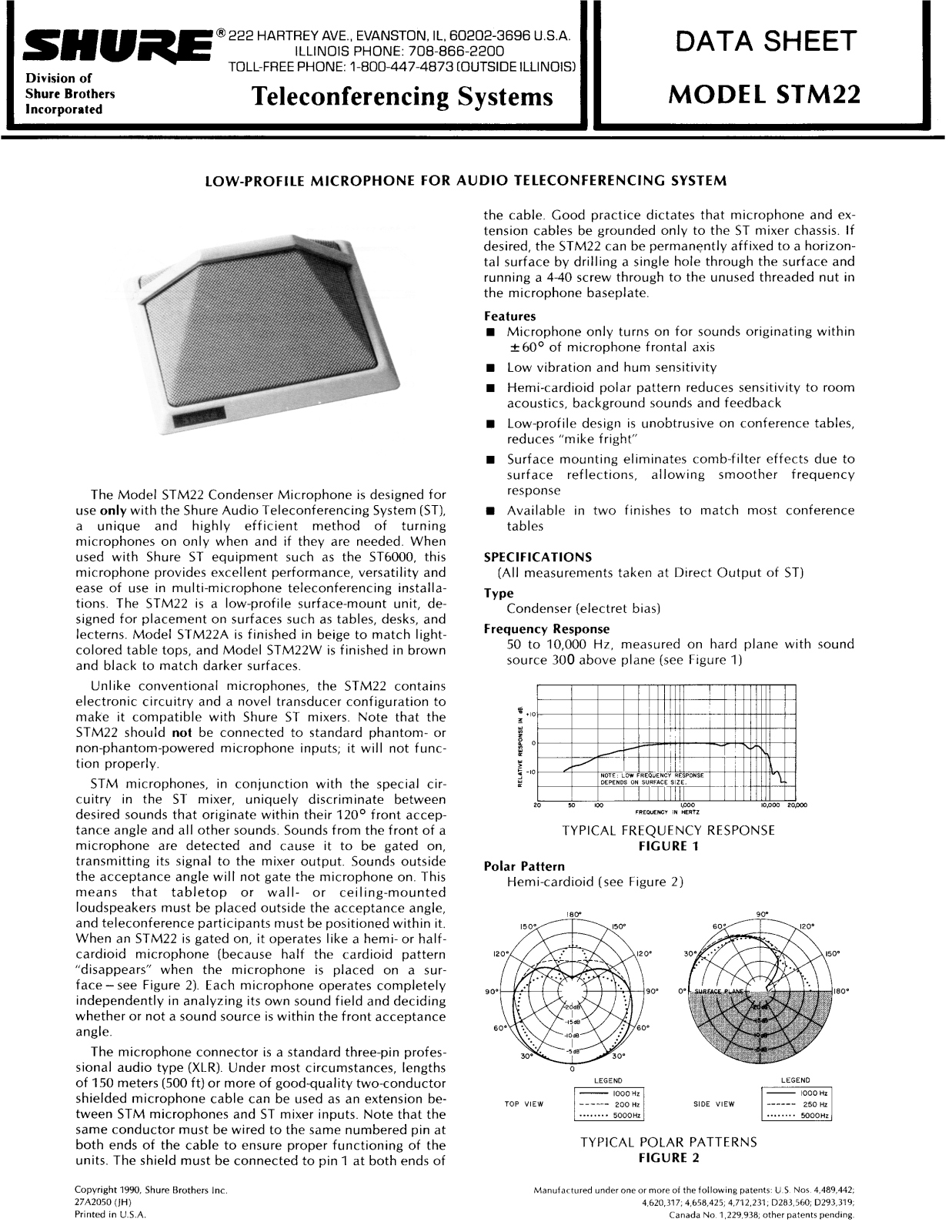 Shure STM22 User Guide