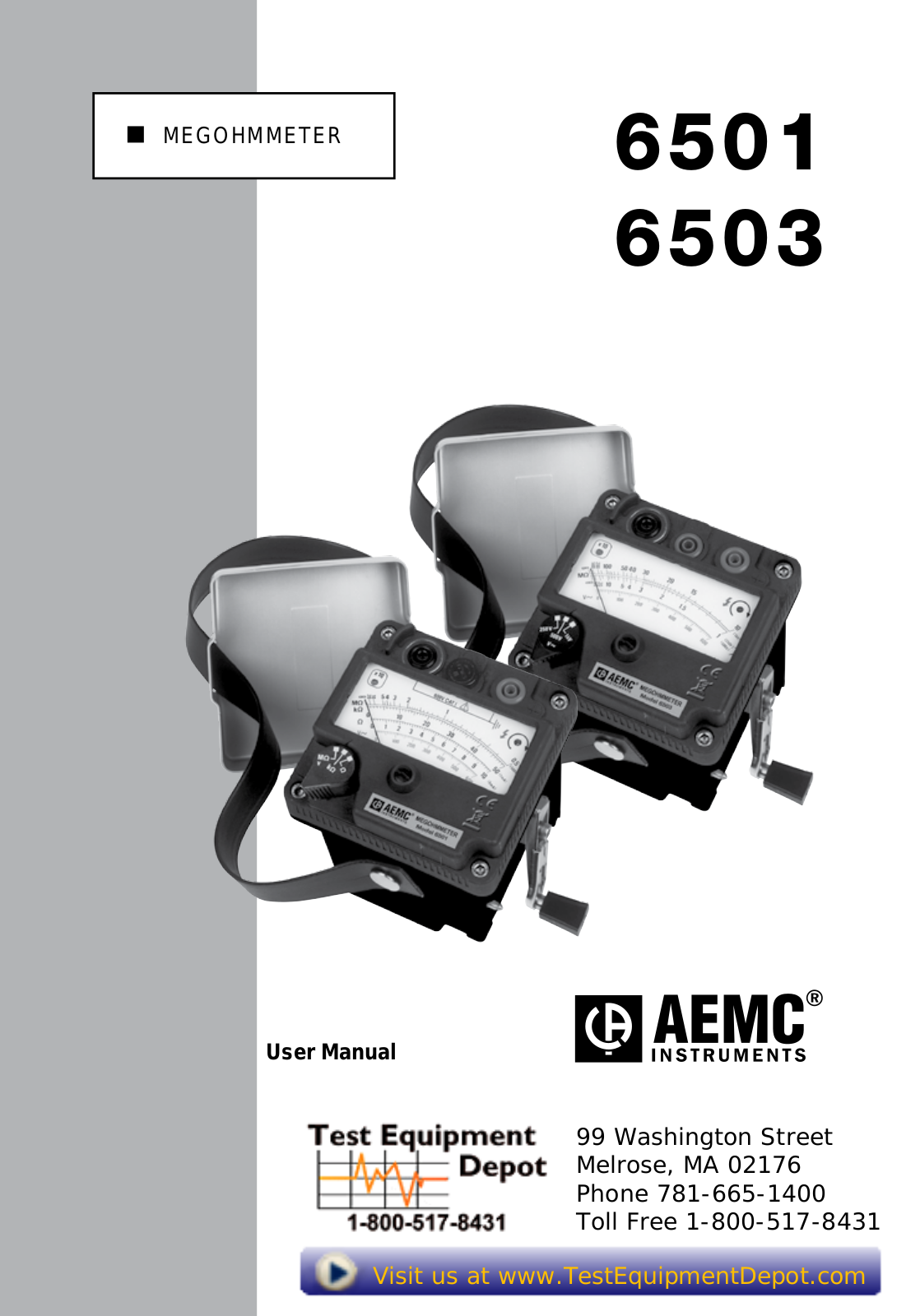 AEMC AEMC 6501 Manual