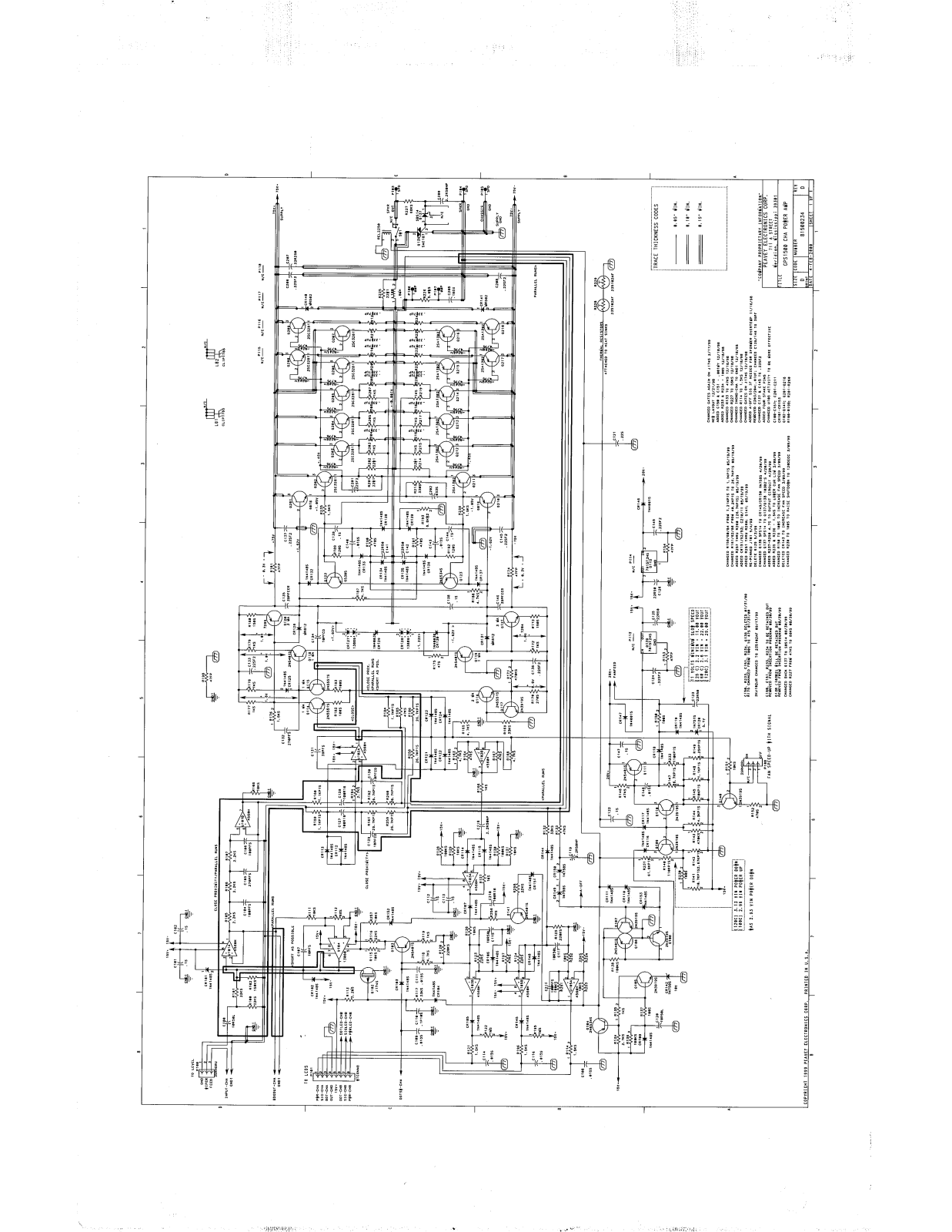 Peavey Electronics GPS-1500 Schematic