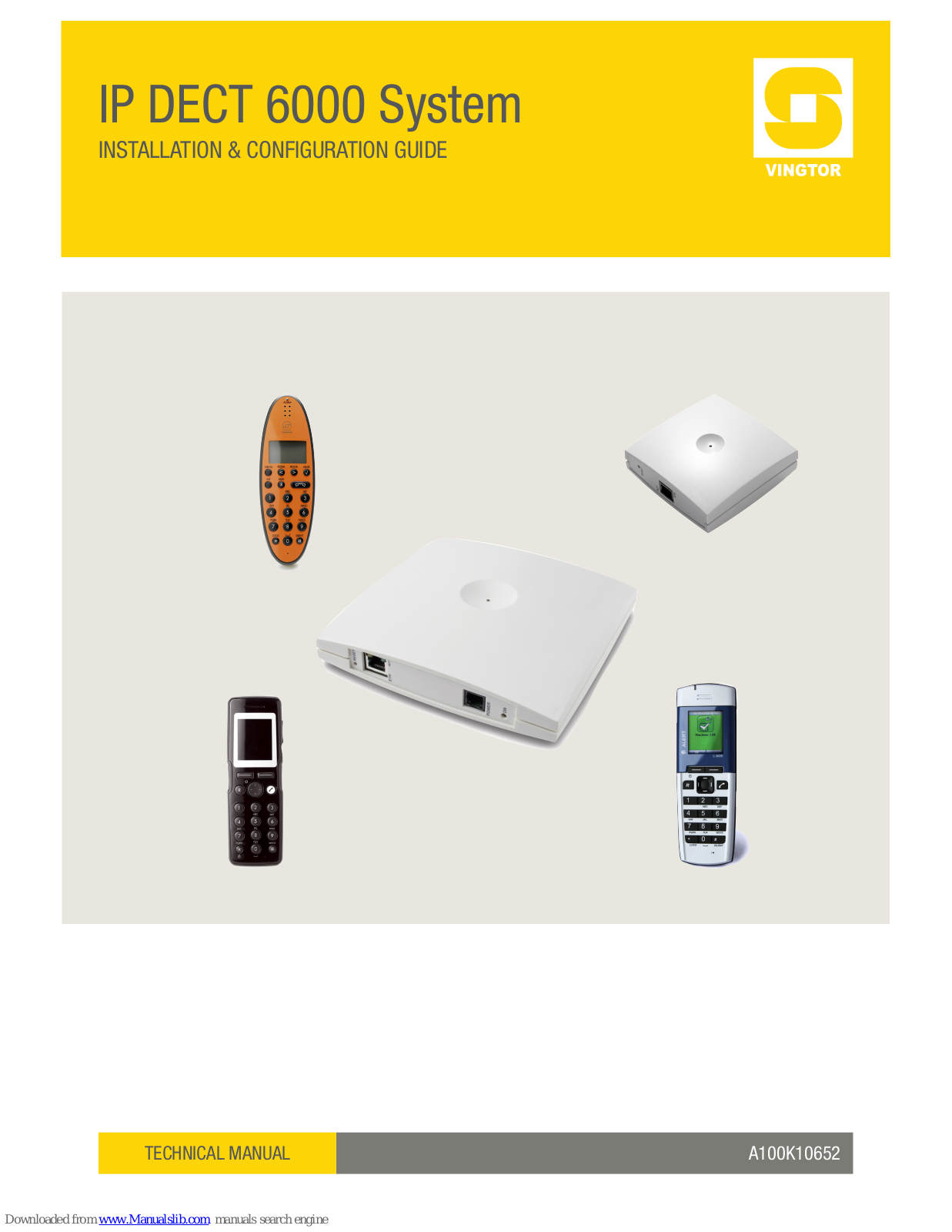 Vingtor Stentofon IP DECT 6000 Installation & Configuration Manual - ManualMachine.com