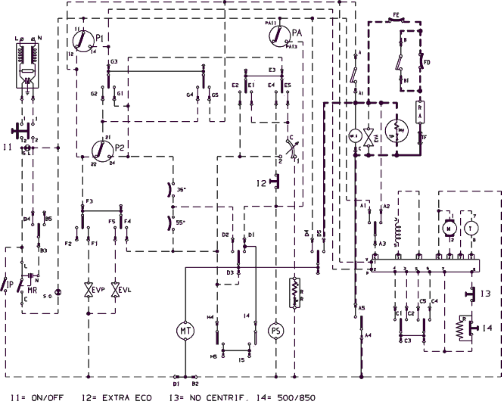 Ariston AB846CTXR Schematic