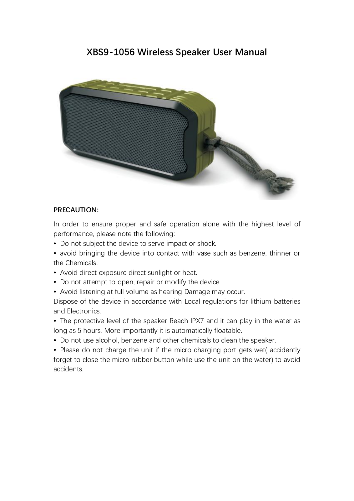 Xtreme Cables XBS9-1056 User Manual - ManualMachine.com