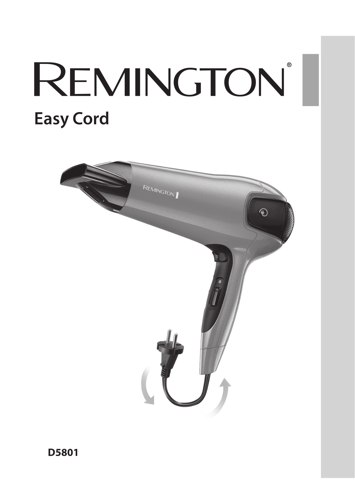 Remington D5801 User Manual