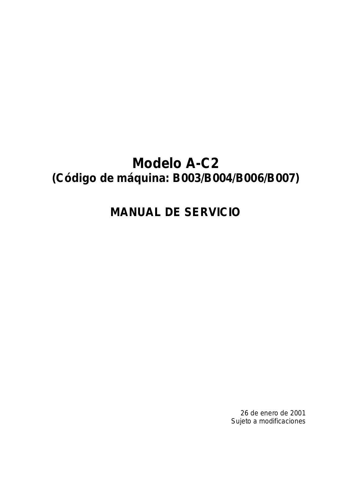 Ricoh AF1045, B004, B006, B007 Service Manual
