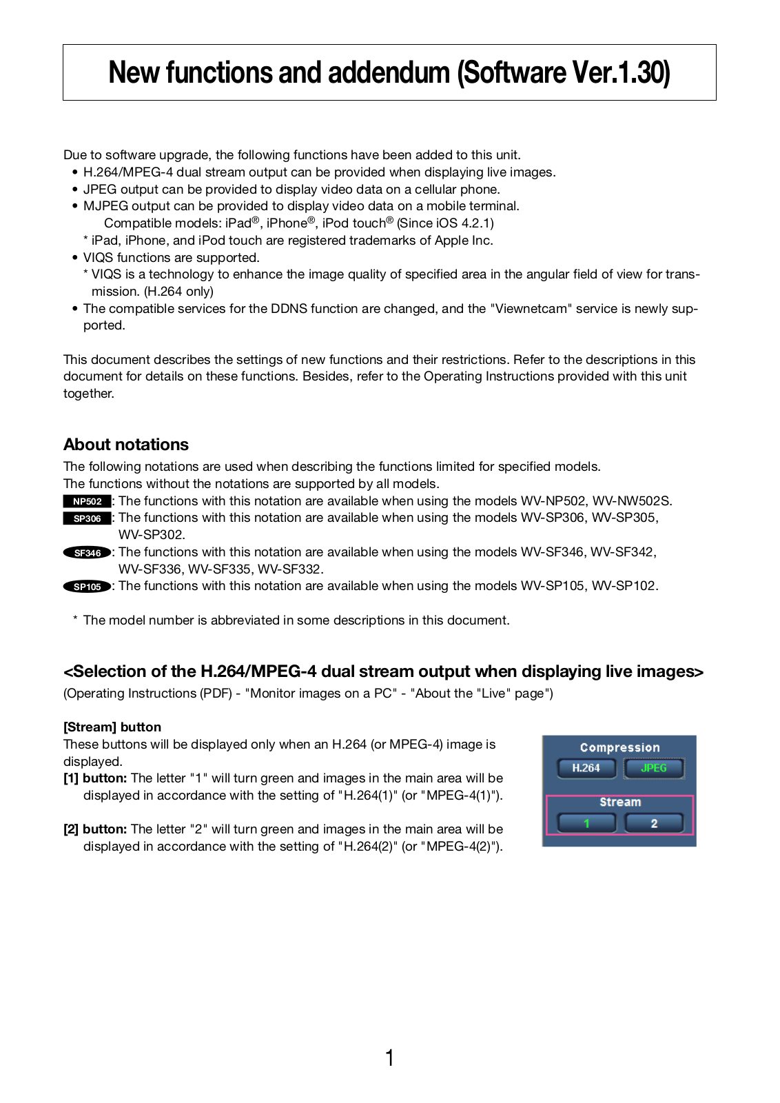 Panasonic WV-SP305 Installation Guide