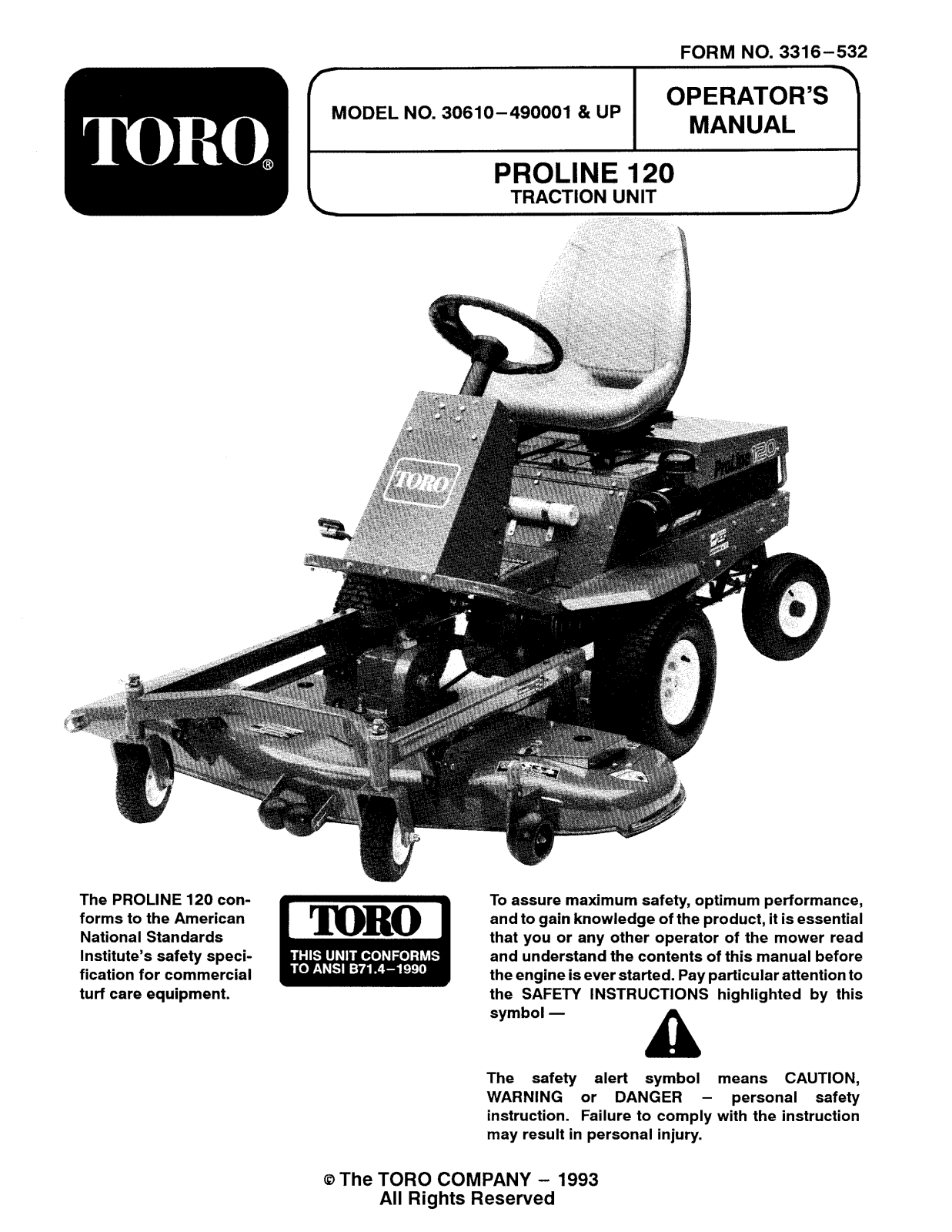 Toro 30610 Operator's Manual